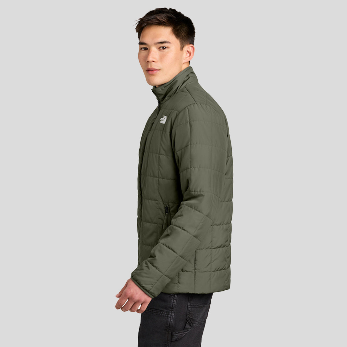 Menβs Iron Drift Quilted Jacket | New Taupe Green