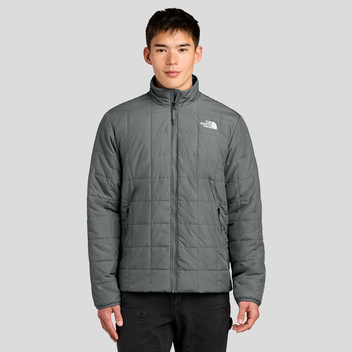 Menβs Iron Drift Quilted Jacket | Smoked Pearl Grey