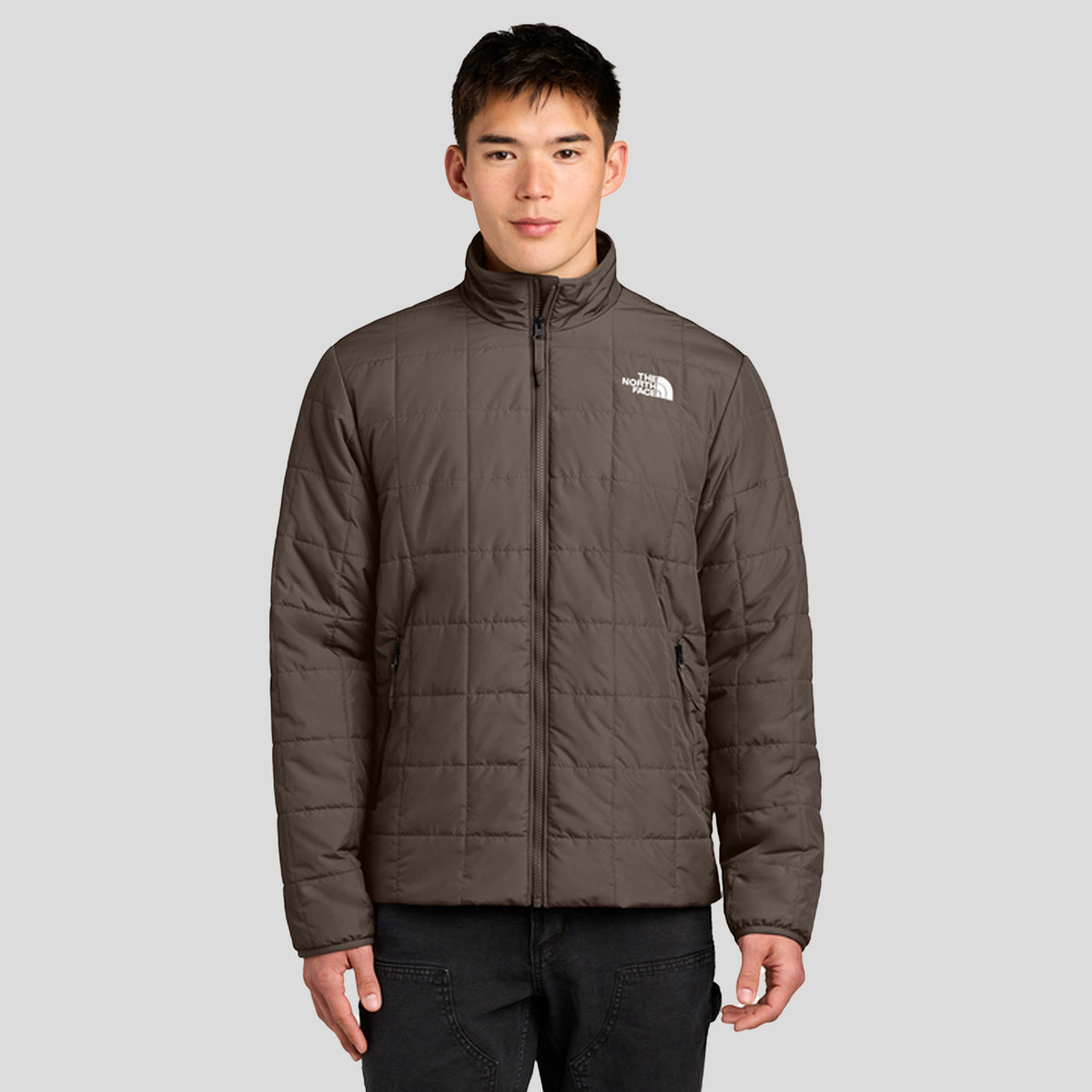 Menβs Iron Drift Quilted Jacket | Smokey Brown