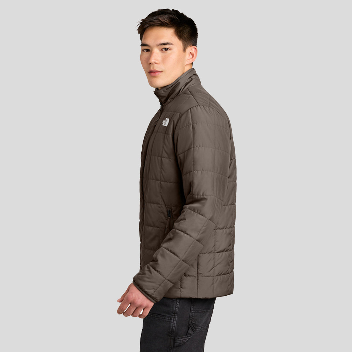 Menβs Iron Drift Quilted Jacket | Smokey Brown