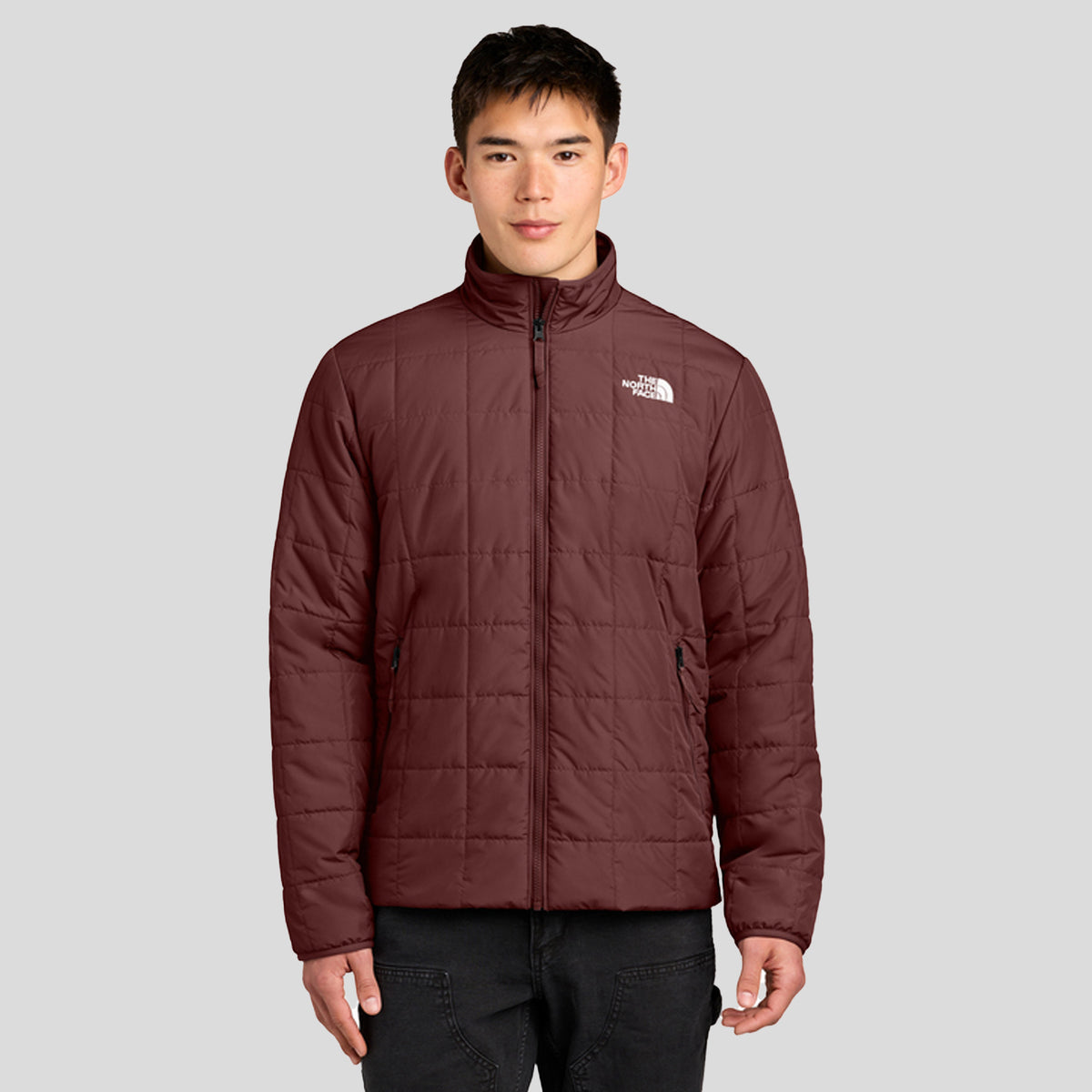 Menβs Iron Drift Quilted Jacket | Sumac Burgundy