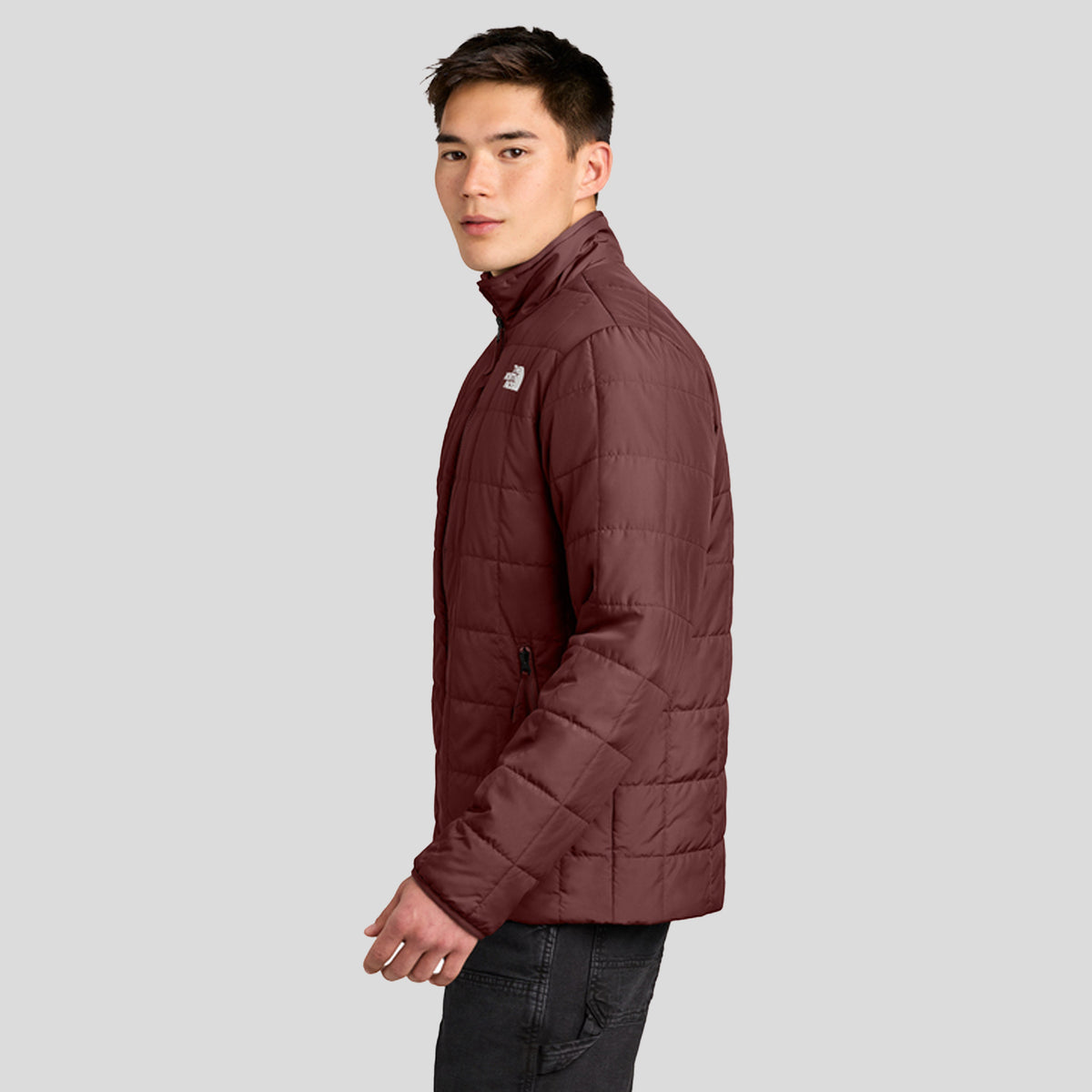 Menβs Iron Drift Quilted Jacket | Sumac Burgundy