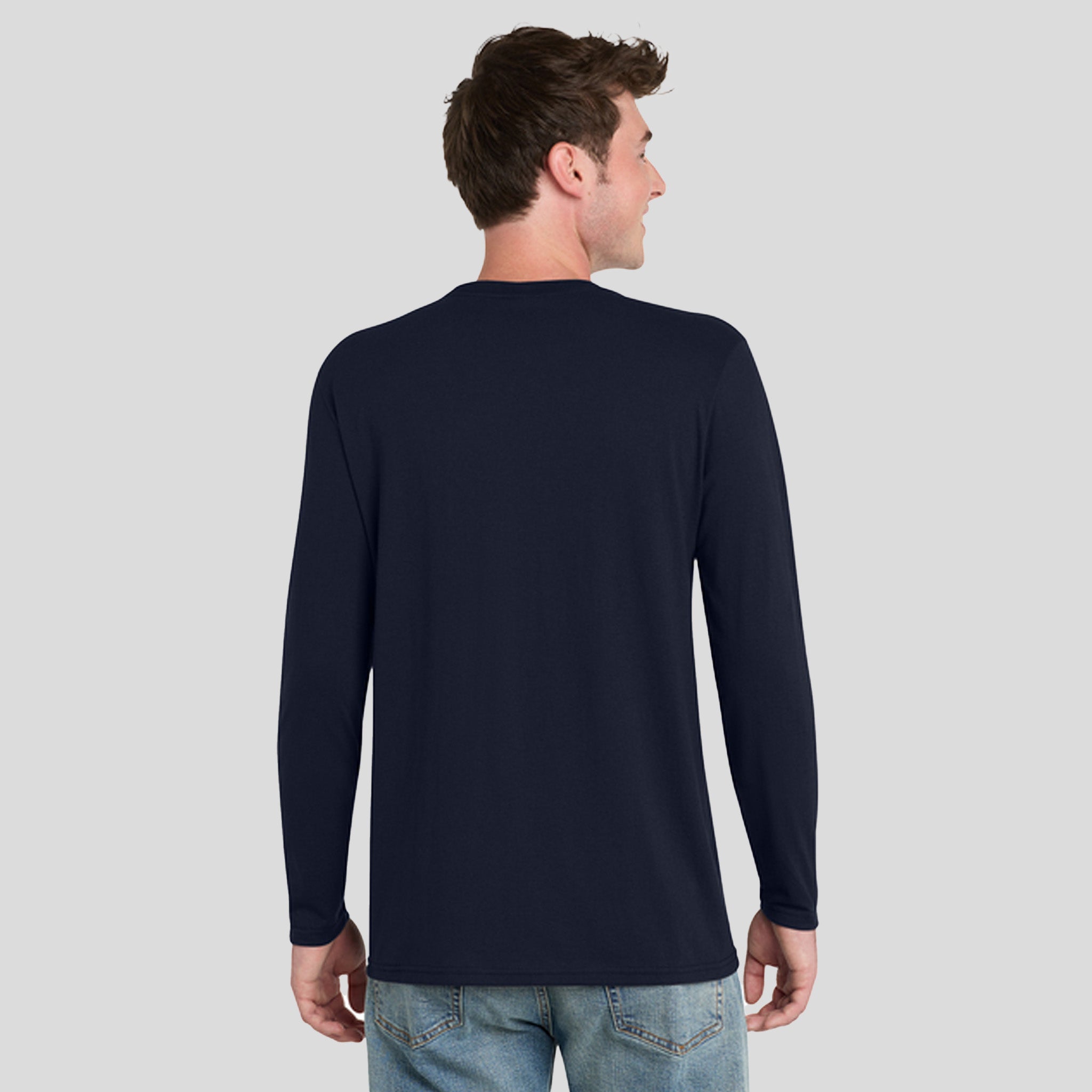 Tri-Blend Long Sleeve Tee | Deep Navy