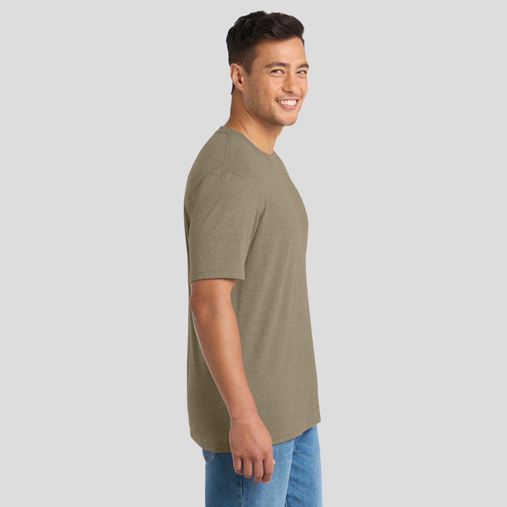 Tri-Blend Tee | Coyote Brown Heather