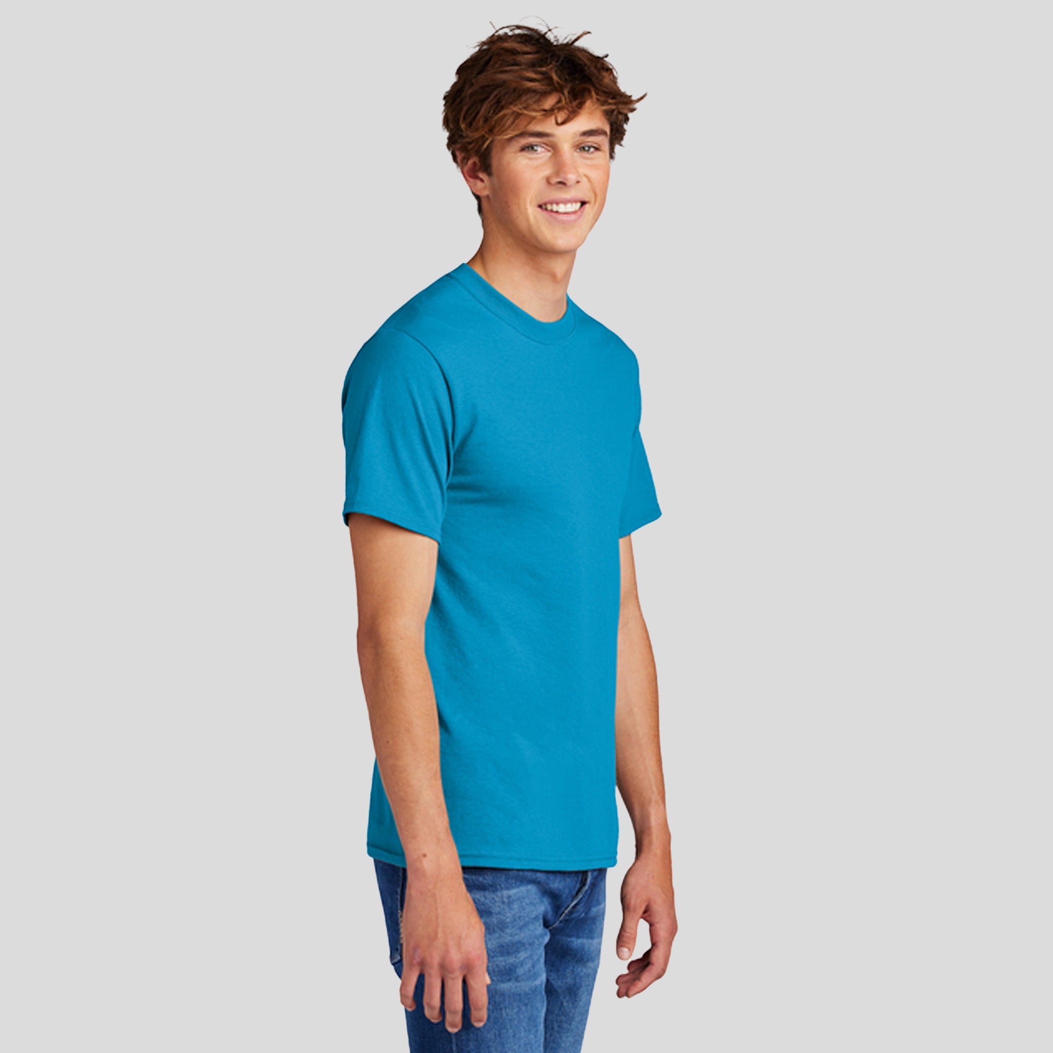Core Blend Tee | Neon Blue