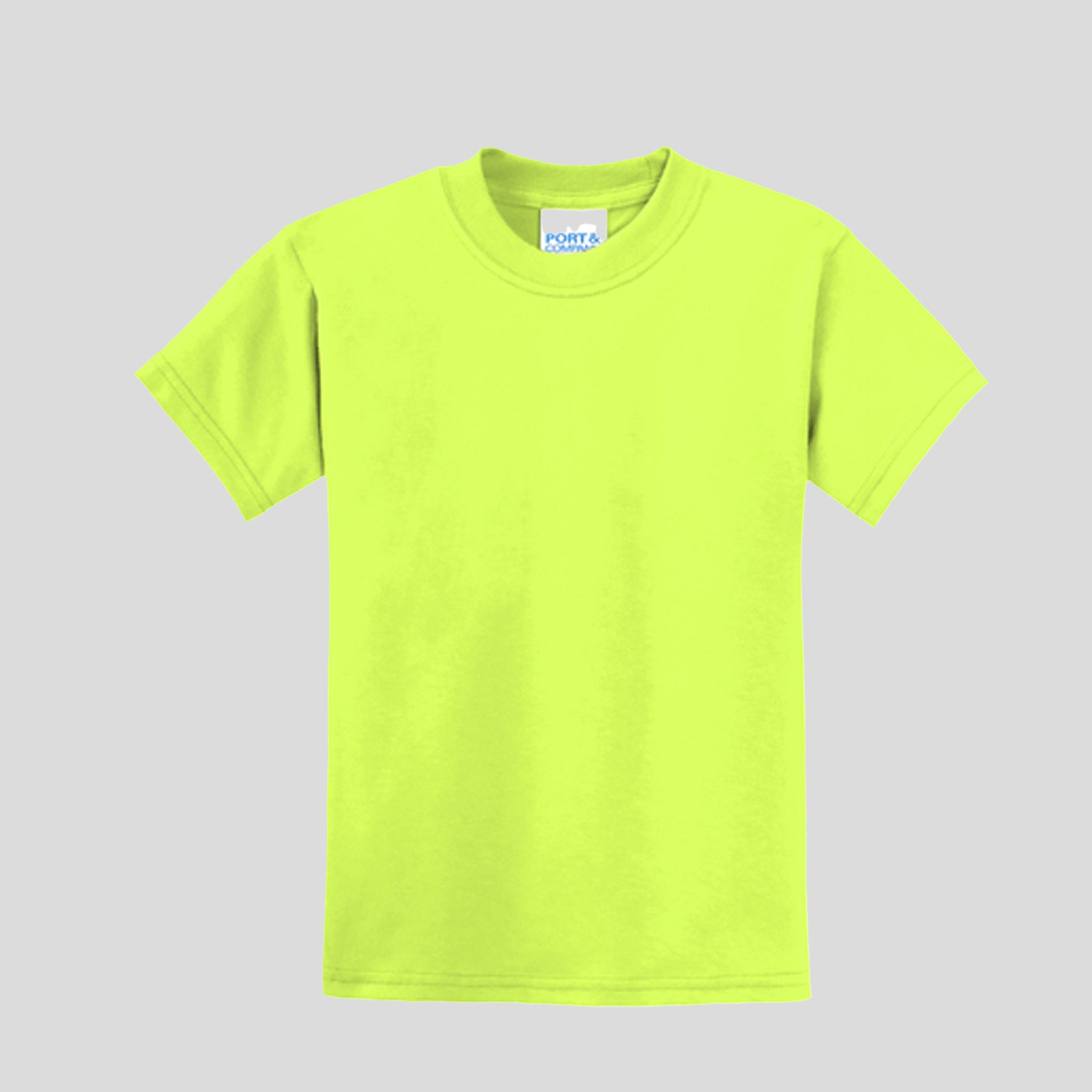 Youth Core Blend Tee | Safety Green