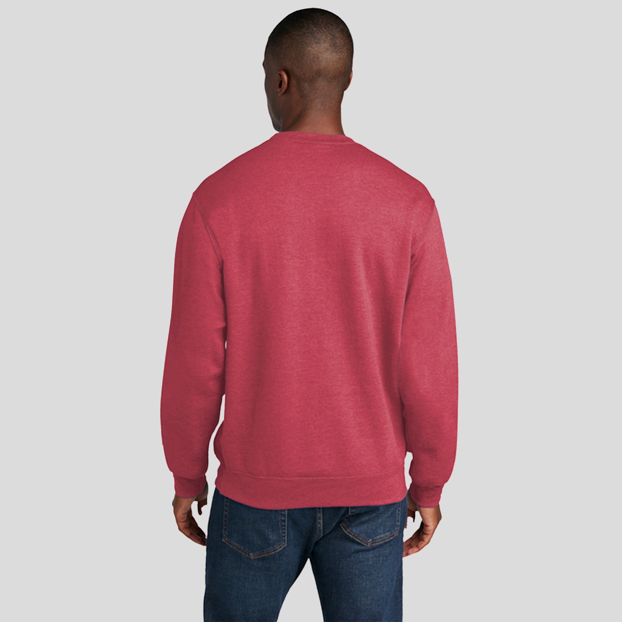 Core Fleece Crewneck Sweatshirt | Heather Red
