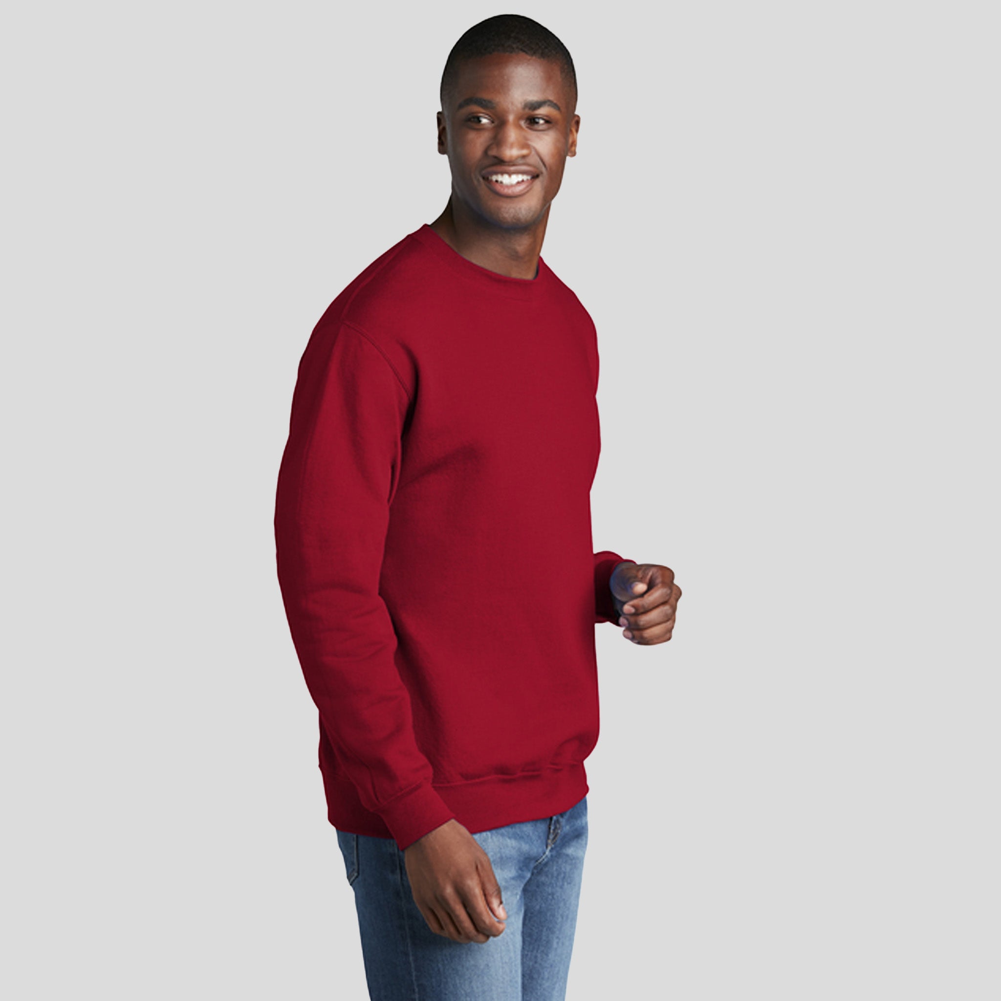 Core Fleece Crewneck Sweatshirt | Red