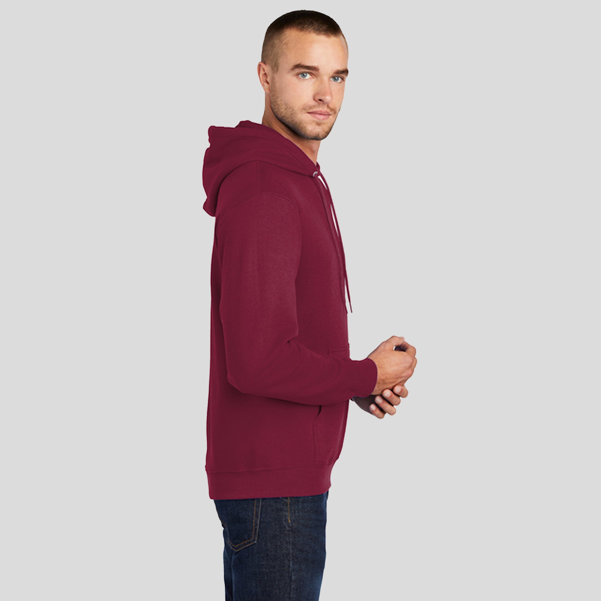 Core Fleece Pullover Hooded Sweatshirt | Cardinal