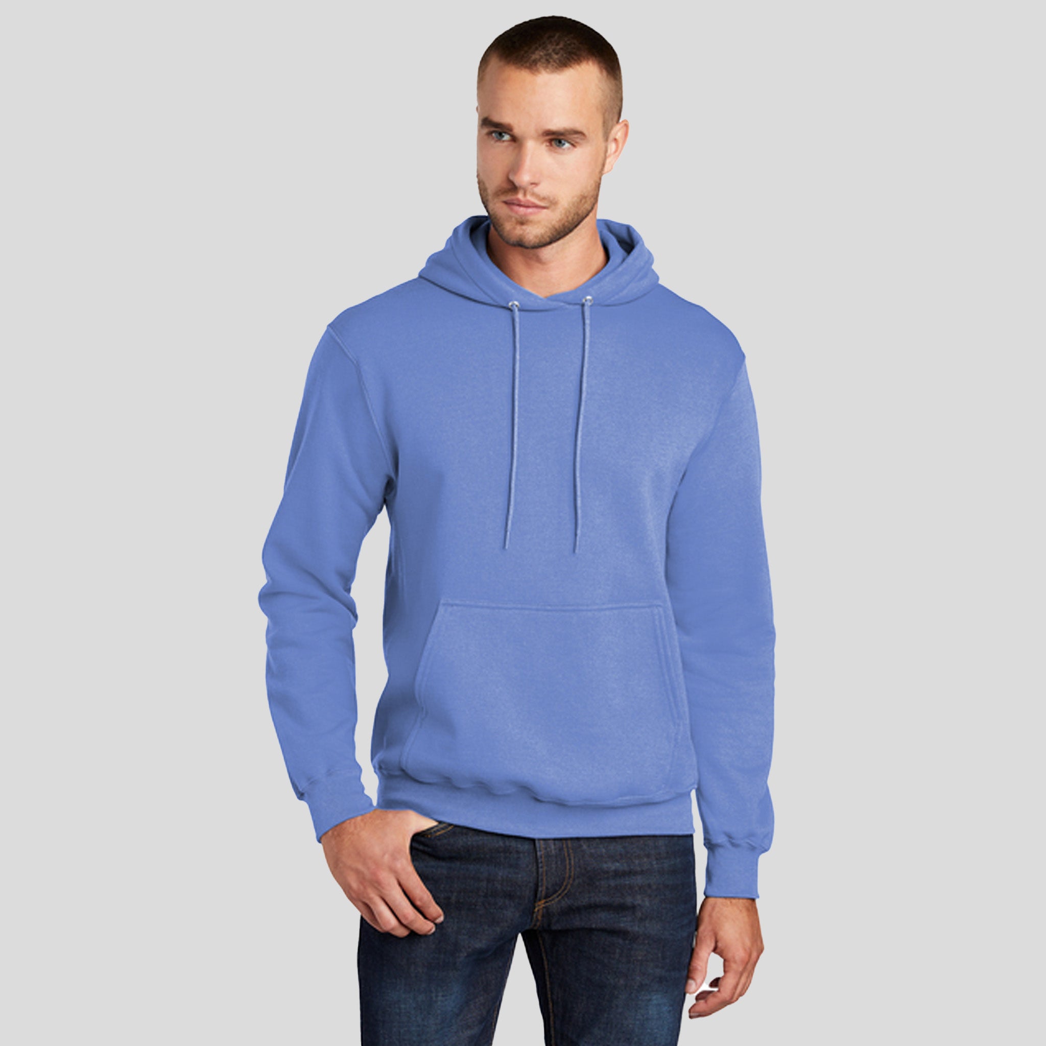 Core Fleece Pullover Hooded Sweatshirt | Carolina Blue