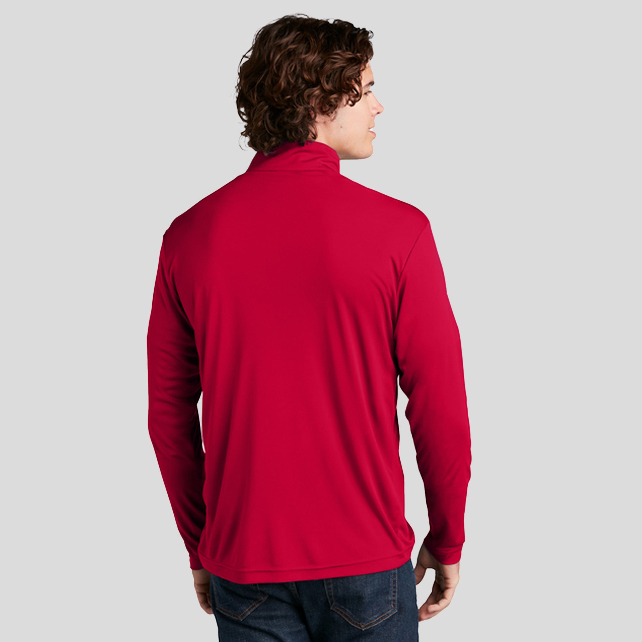 PosiChargeยฎ Competitorโข 1/4-Zip Pullover | Deep Red