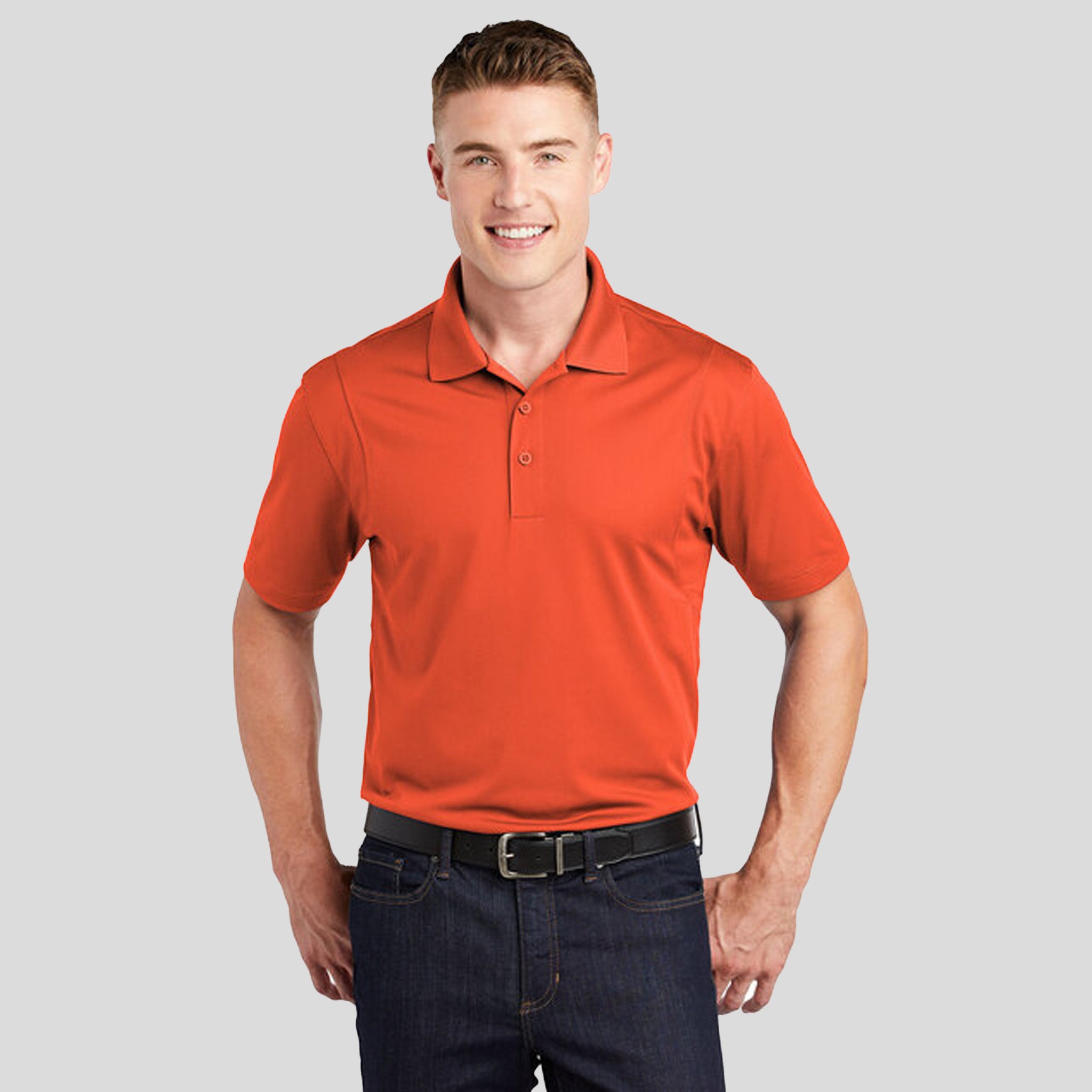 Micropique Sport-Wickยฎ Polo | Deep Orange