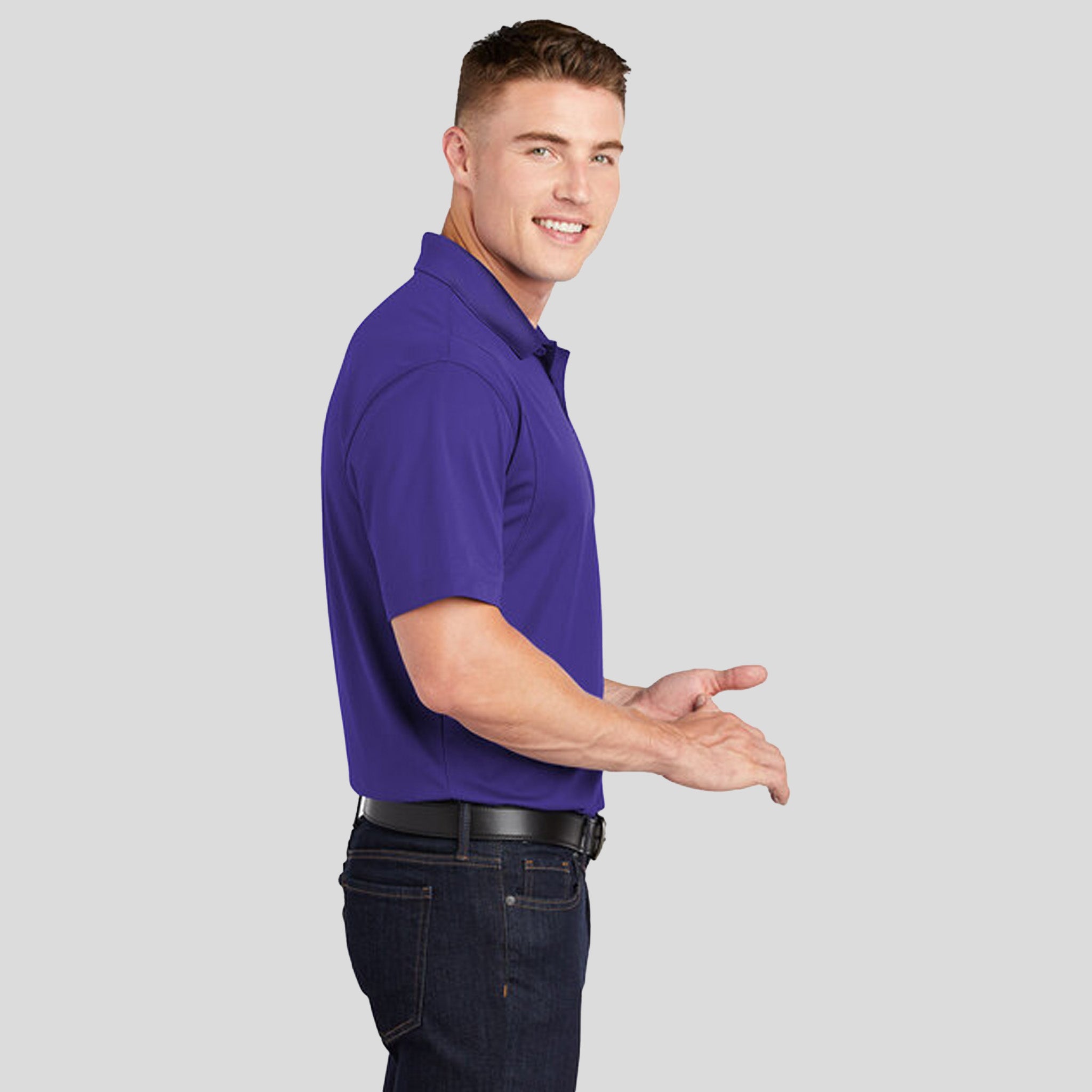 Micropique Sport-Wickยฎ Polo | Purple