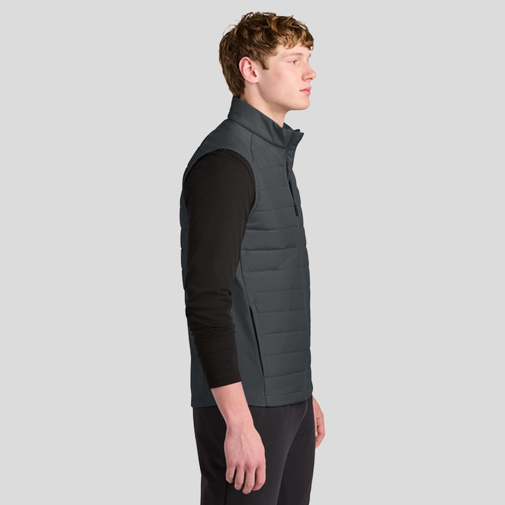 Men's Teknical Hybrid Vest | Iron Grey
