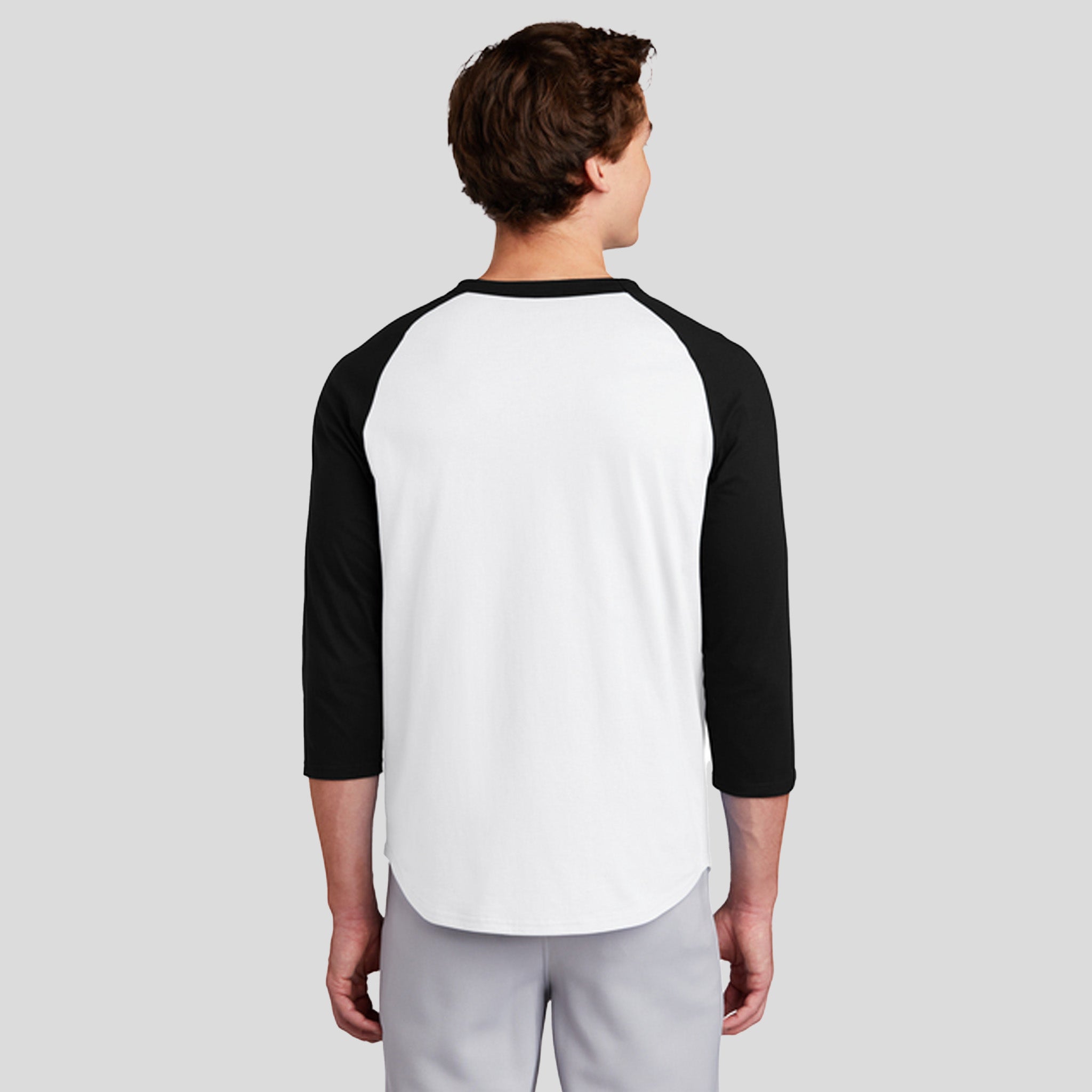 Colorblock Raglan Jersey | White/Black