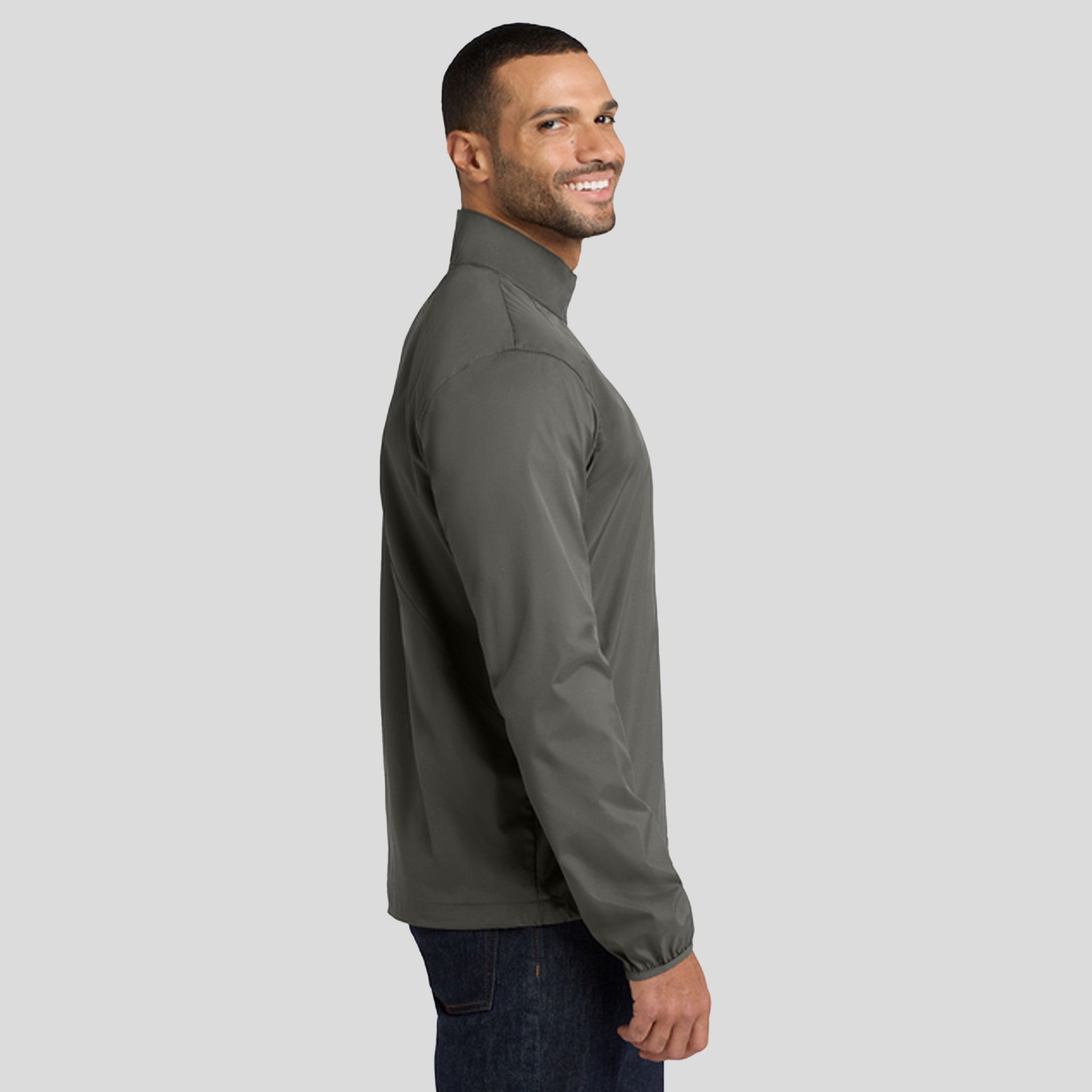 Zephyr 1/2-Zip Pullover | Grey Steel