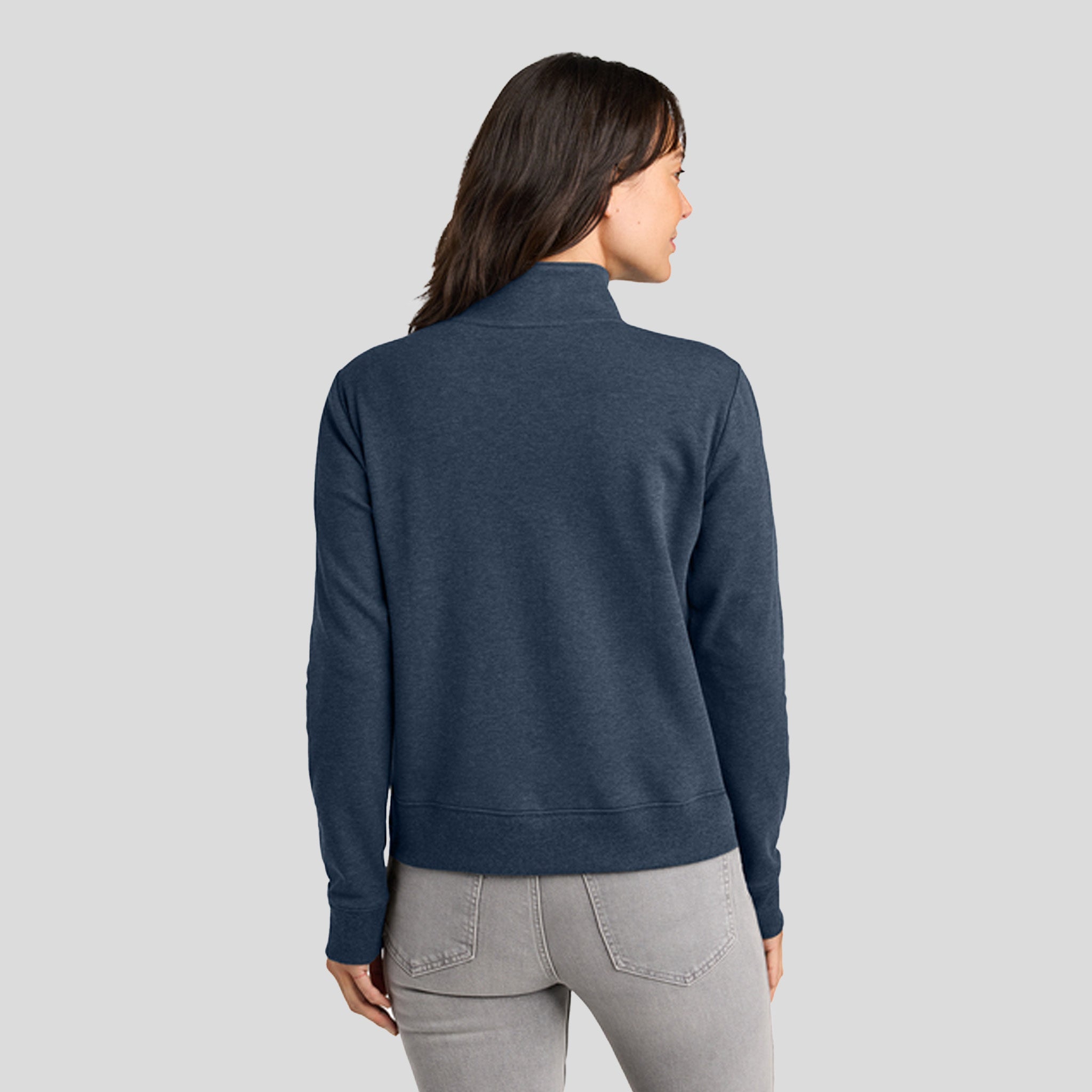 Womenβs Ocean Villa 1/4-Zip | Blue Heather