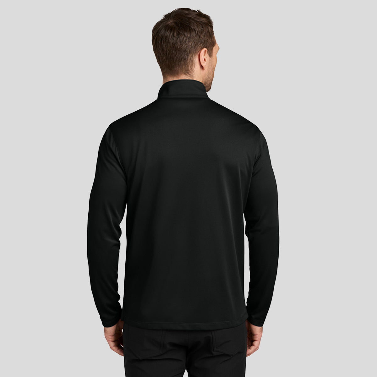 Men's Wearever Performance Pique 1/4-Zip | Deep Black