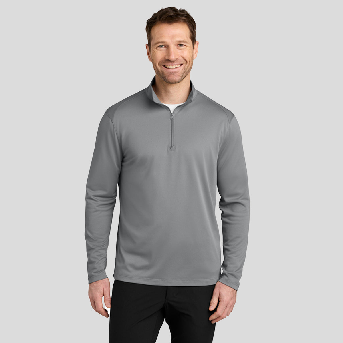 Men's Wearever Performance Pique 1/4-Zip | Gusty Grey