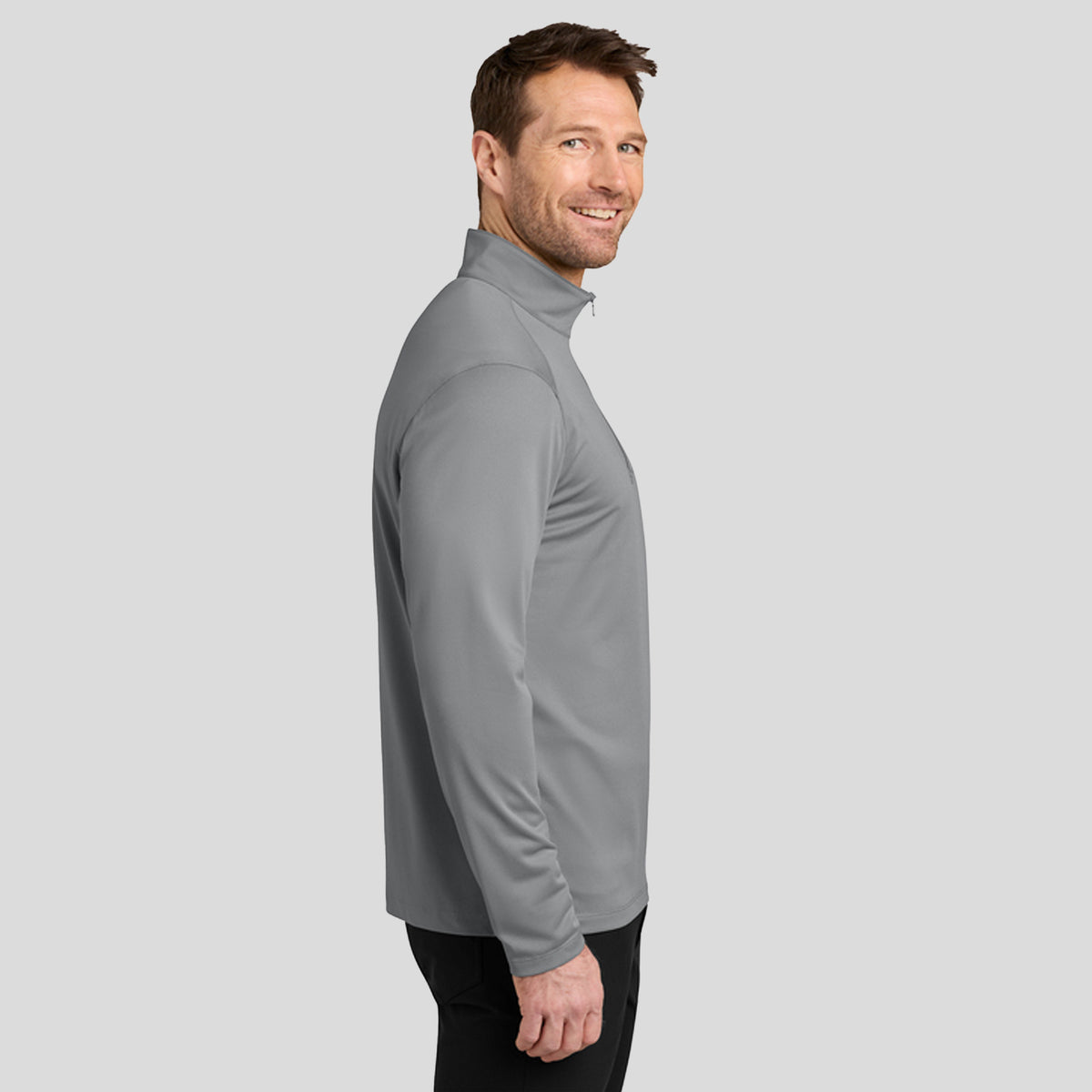 Men's Wearever Performance Pique 1/4-Zip | Gusty Grey