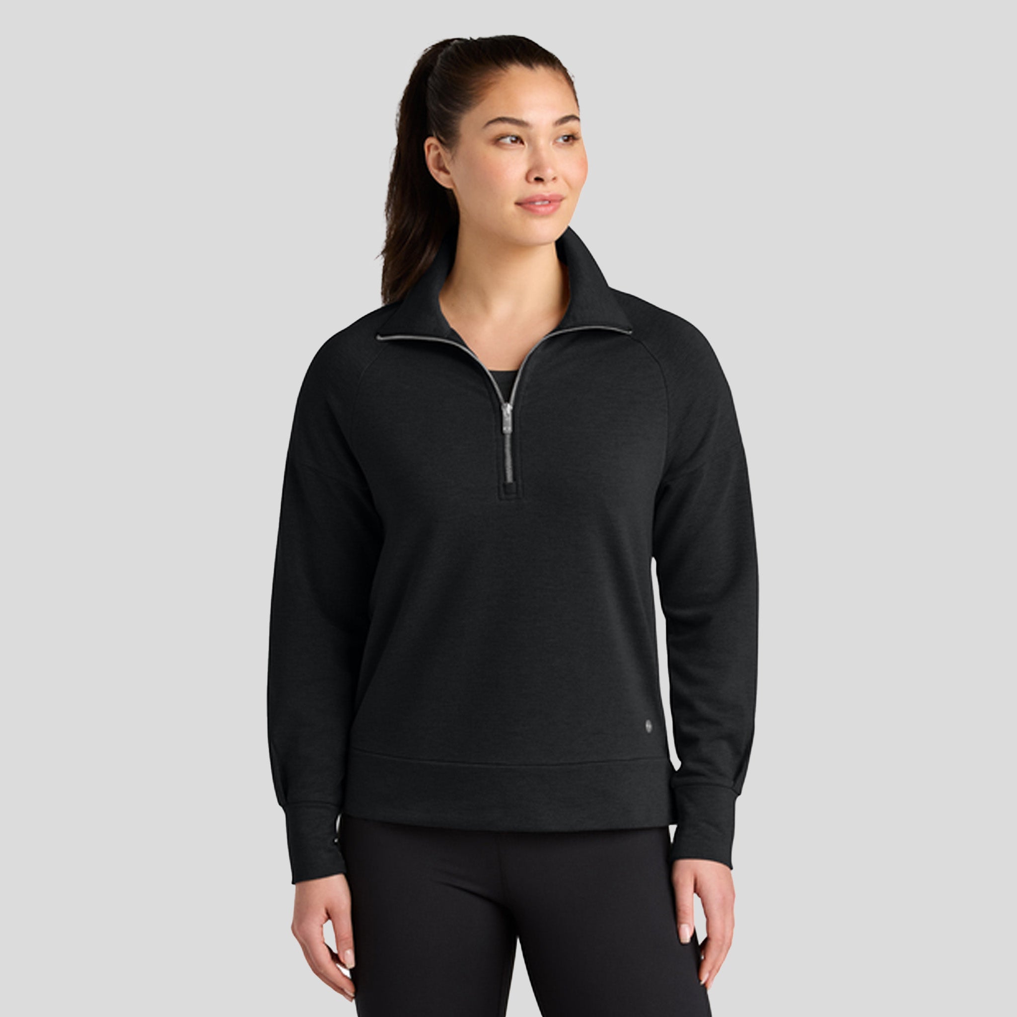 Womenβs Luuma 1/2-Zip | Blacktop