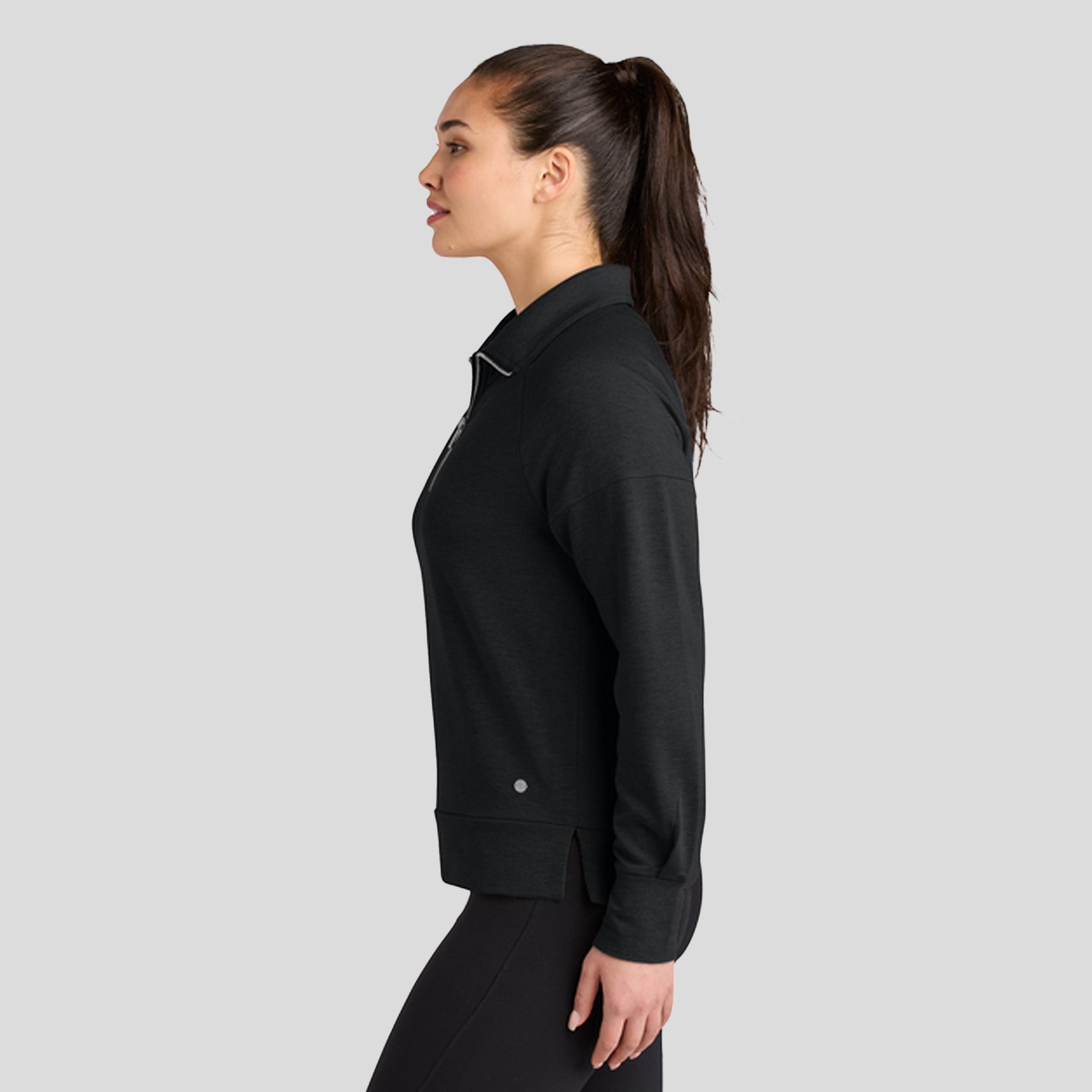 Womenβs Luuma 1/2-Zip | Blacktop