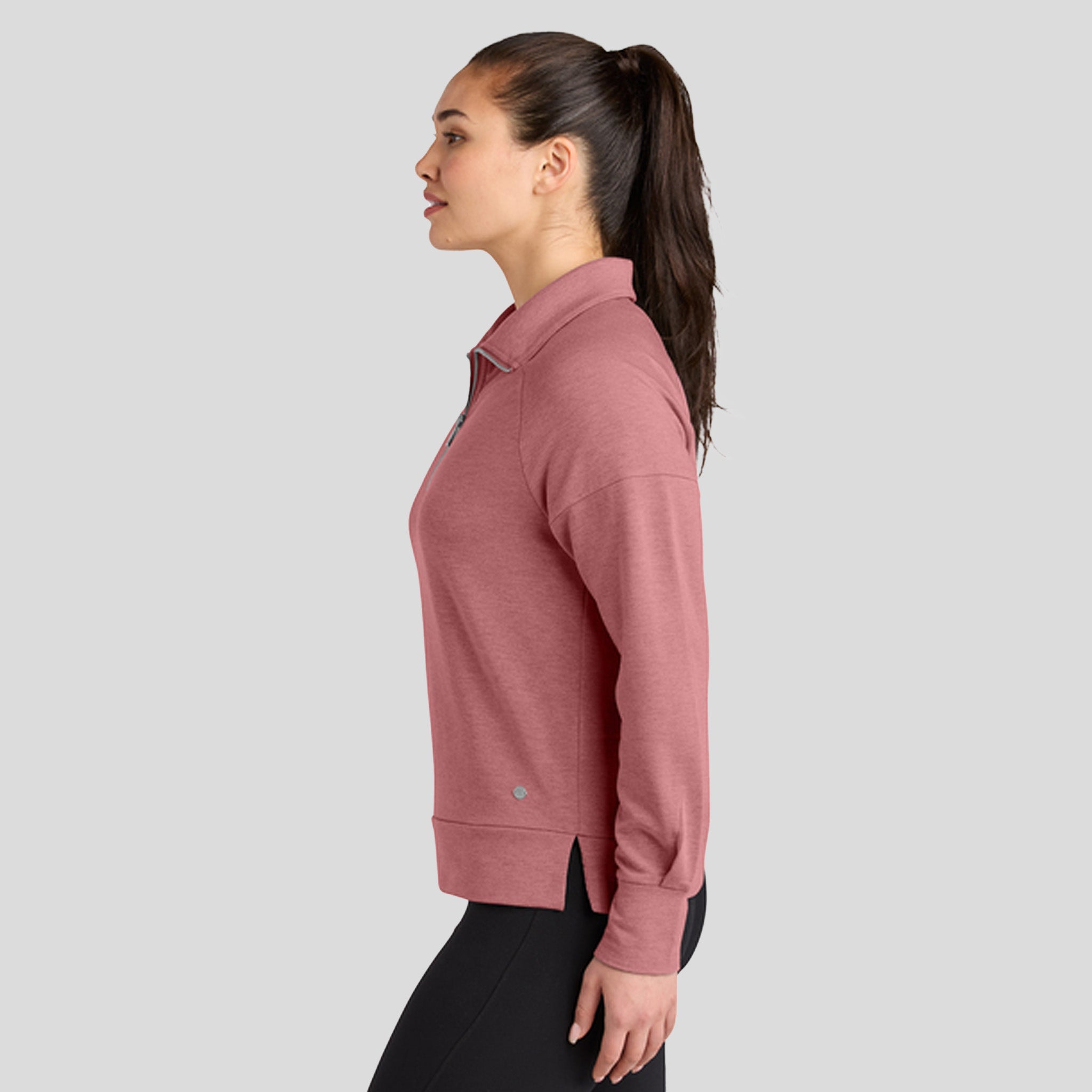 Womenβs Luuma 1/2-Zip | Desert Pink
