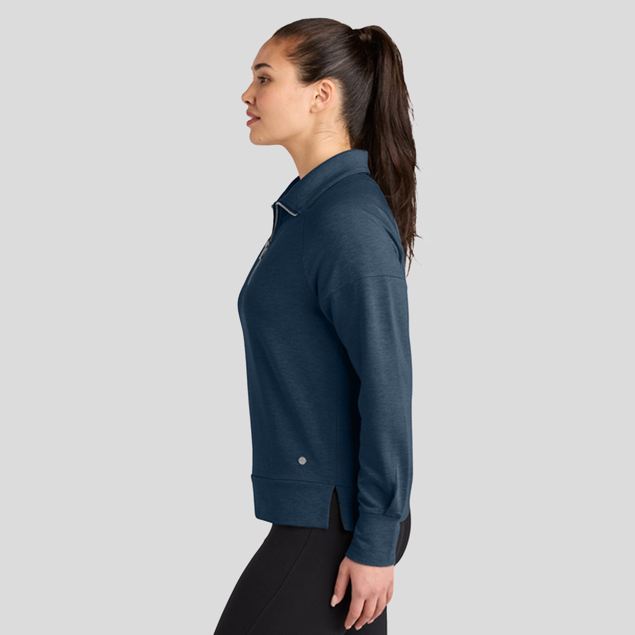 Womenβs Luuma 1/2-Zip | River Blue Navy