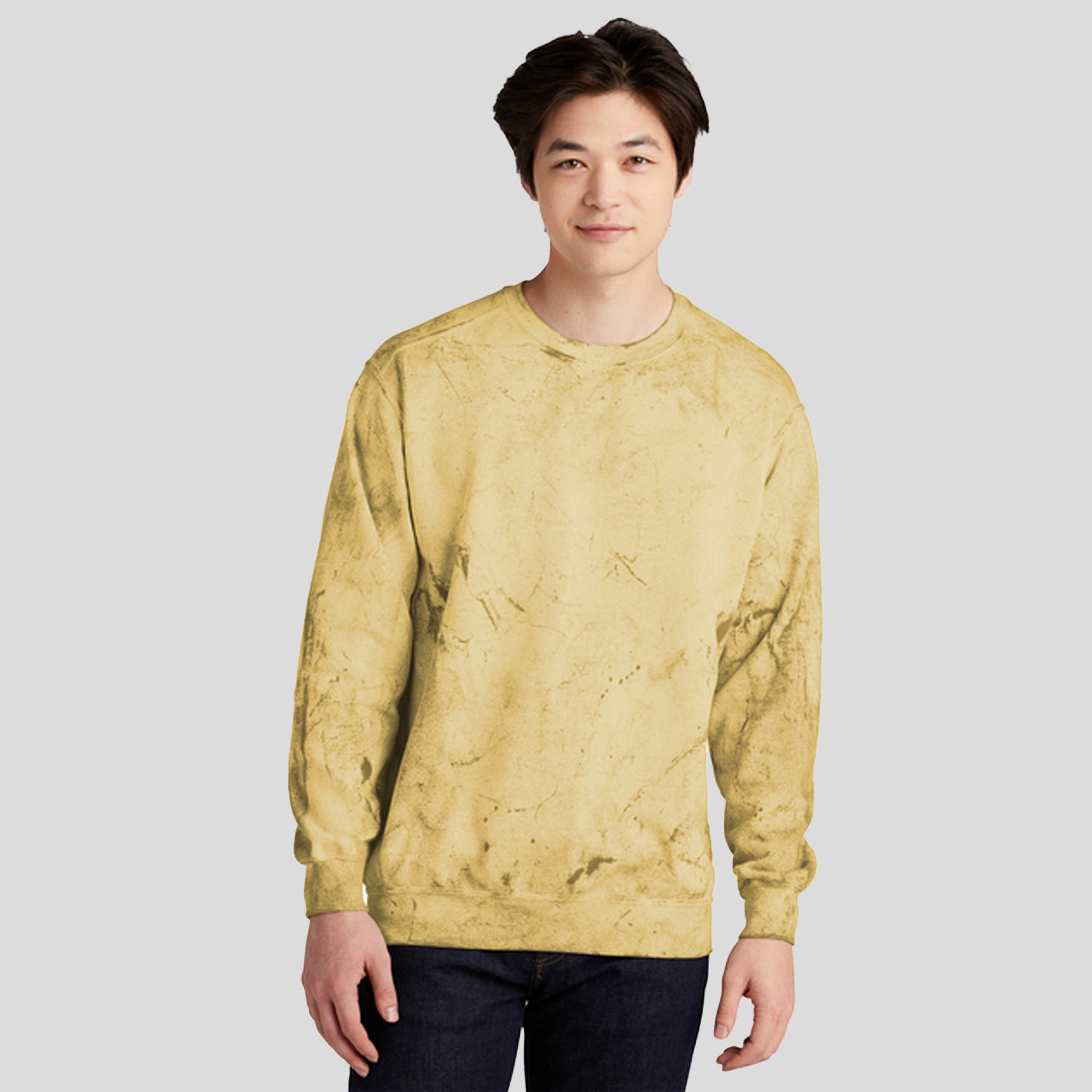 Color Blast Crewneck Sweatshirt | Citrine