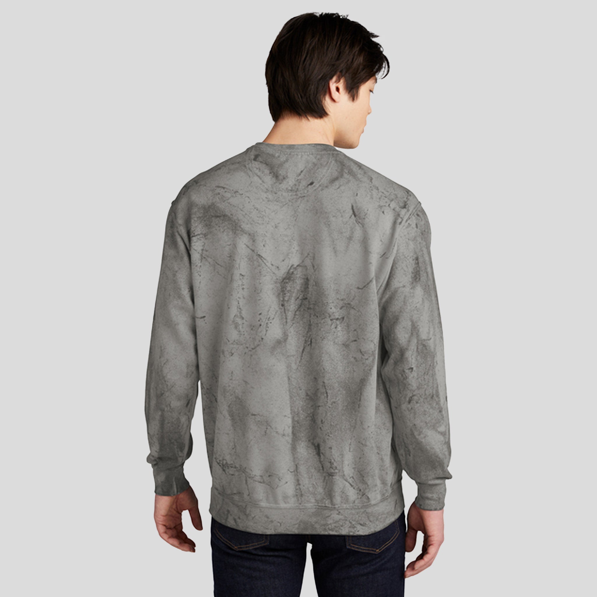Color Blast Crewneck Sweatshirt | Smoke