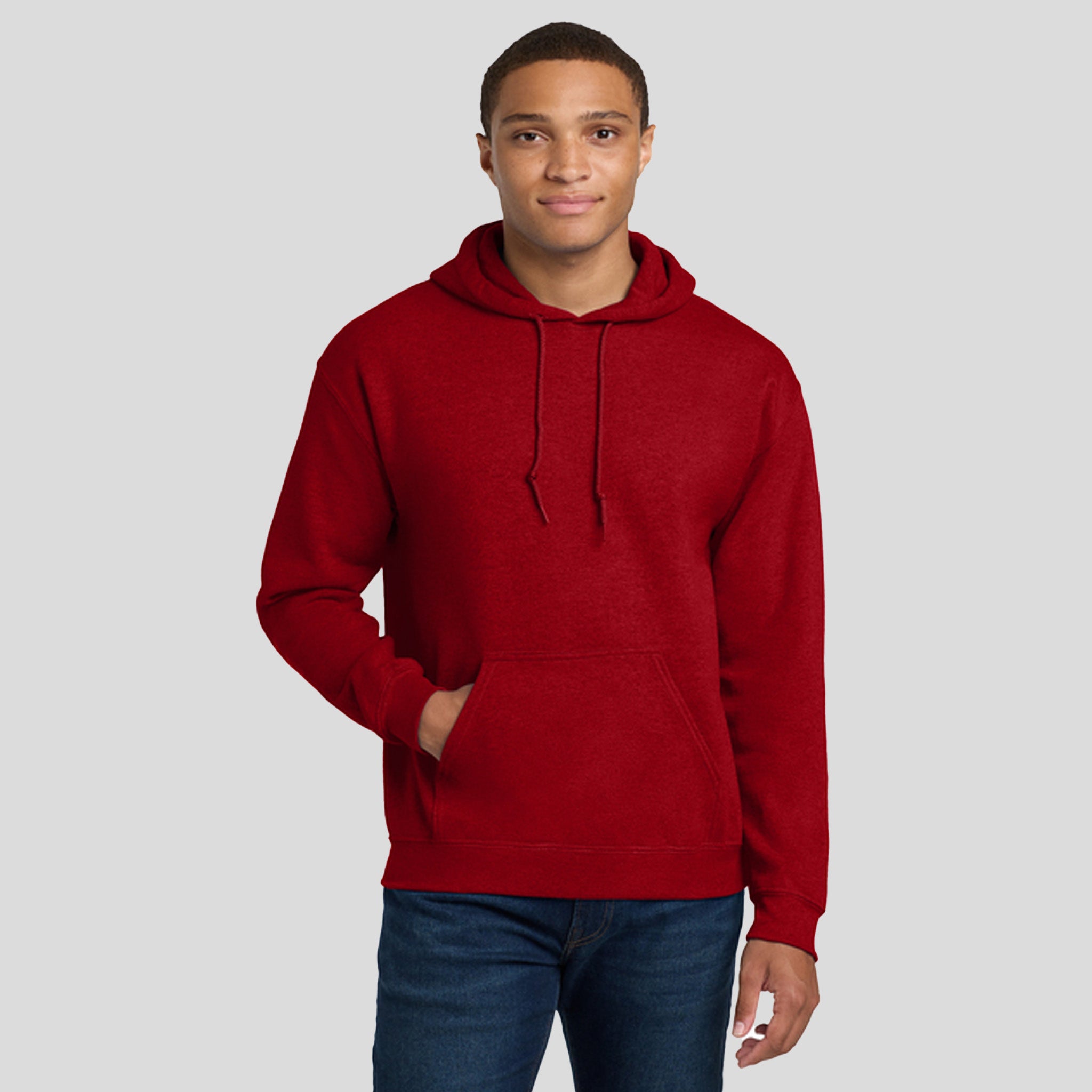 Heavy Blendβ’ Hooded Sweatshirt | Antique Cherry Red