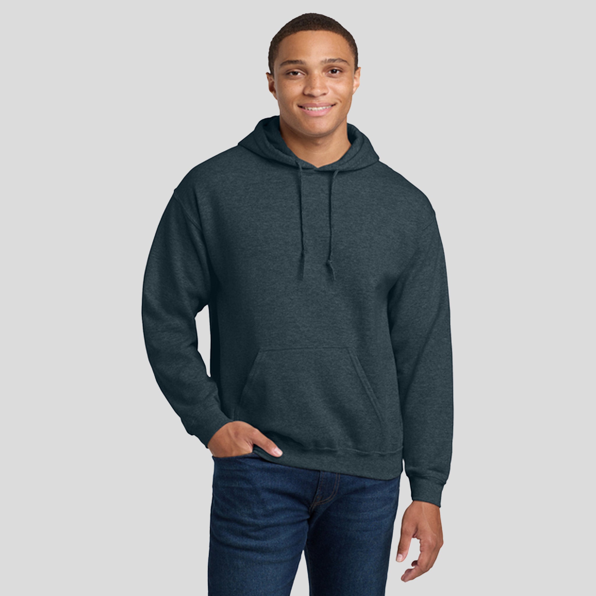 Heavy Blendβ’ Hooded Sweatshirt | Dark Heather