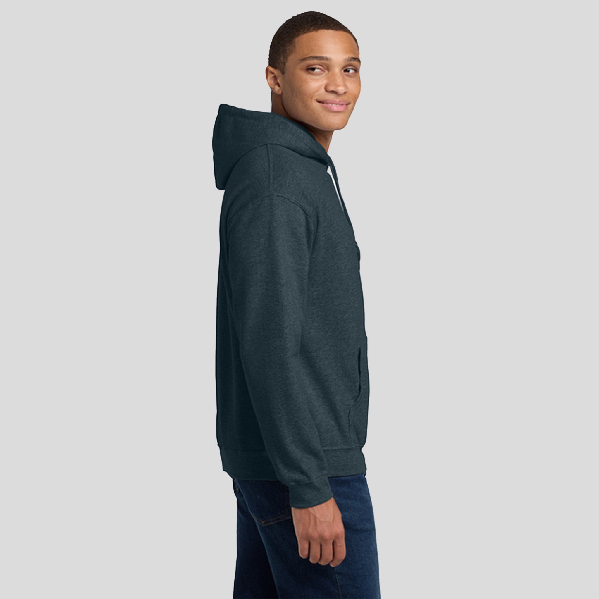 Heavy Blendβ’ Hooded Sweatshirt | Dark Heather