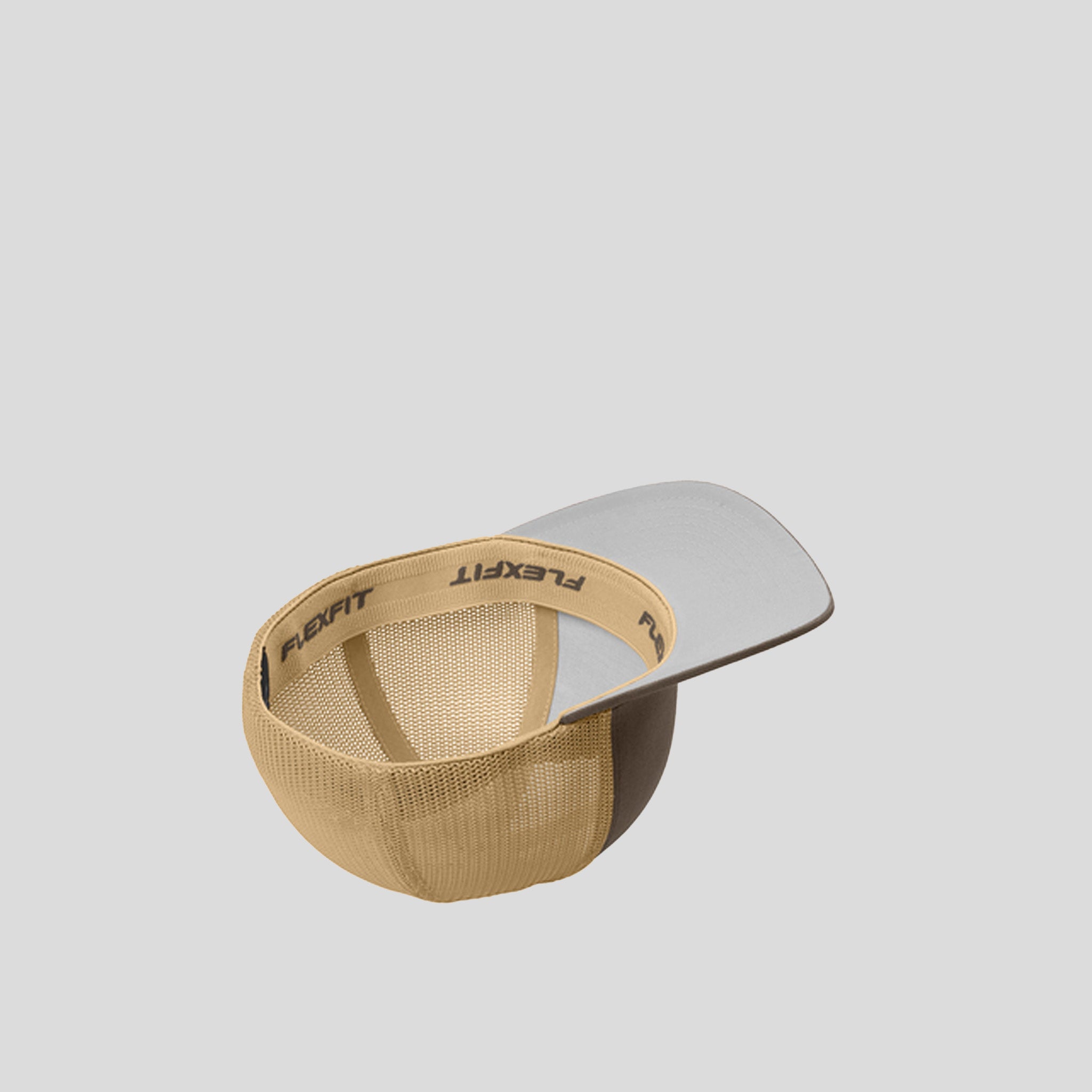 Flexfitยฎ Mesh Back Cap | Brown/Khaki