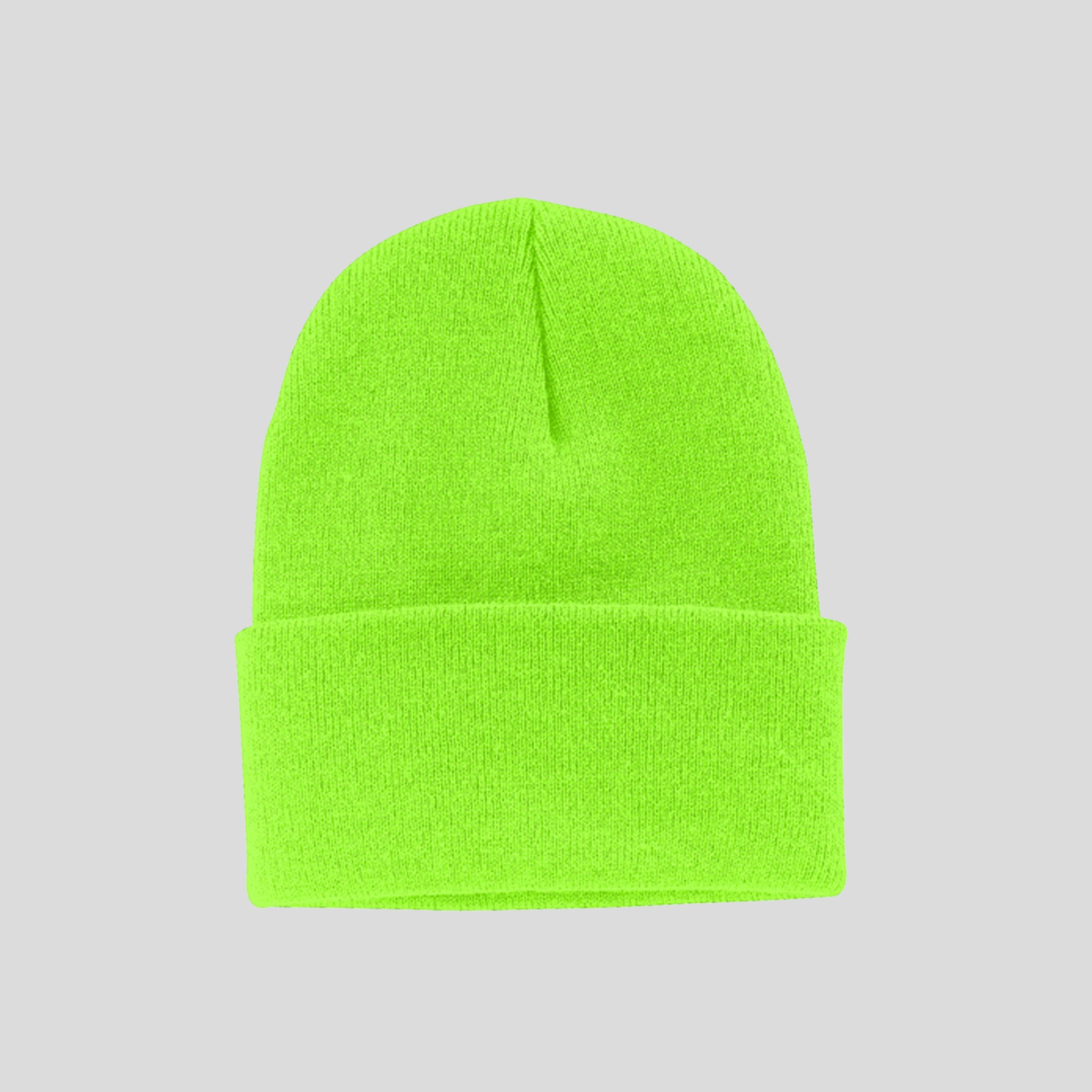Knit Cap | Neon Green
