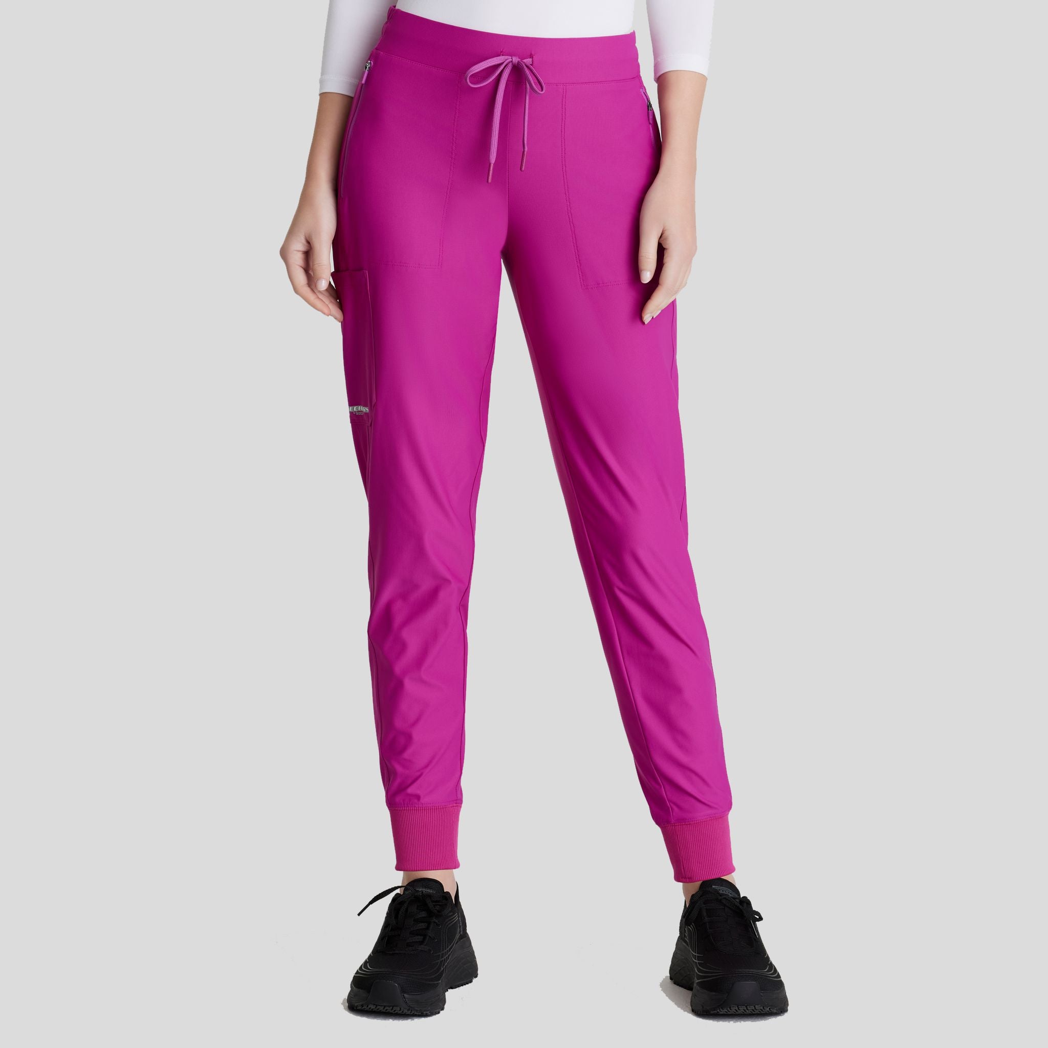 Pace 5-Pocket Ribbed Cuff Jogger | Deep Magenta