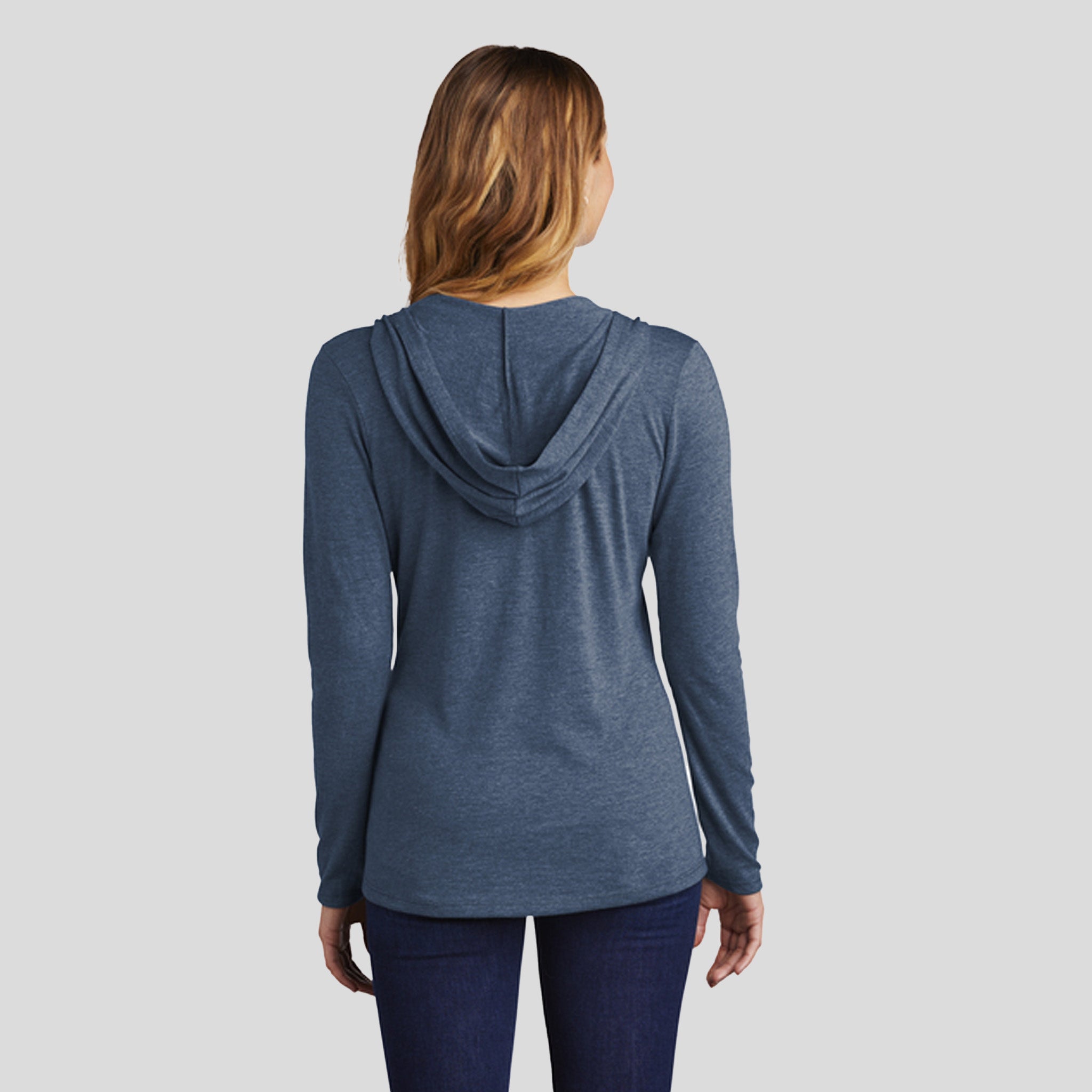 Womenโs Perfect Tri ยฎ Long Sleeve Hoodie | Navy Frost