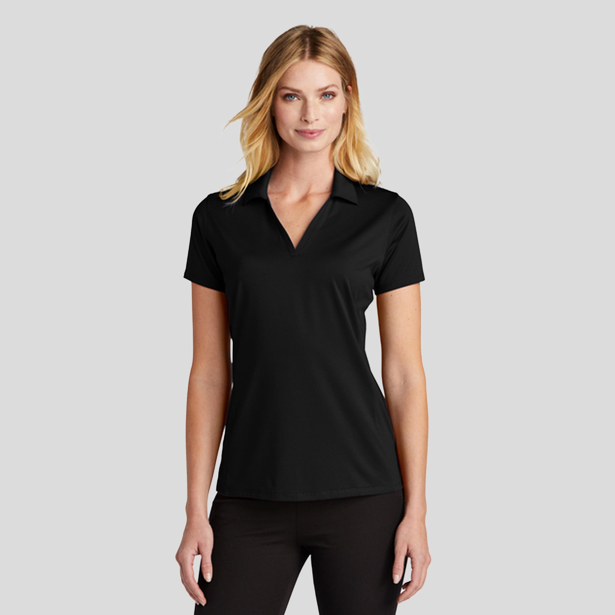 Women's Performance Staff Polo | Black