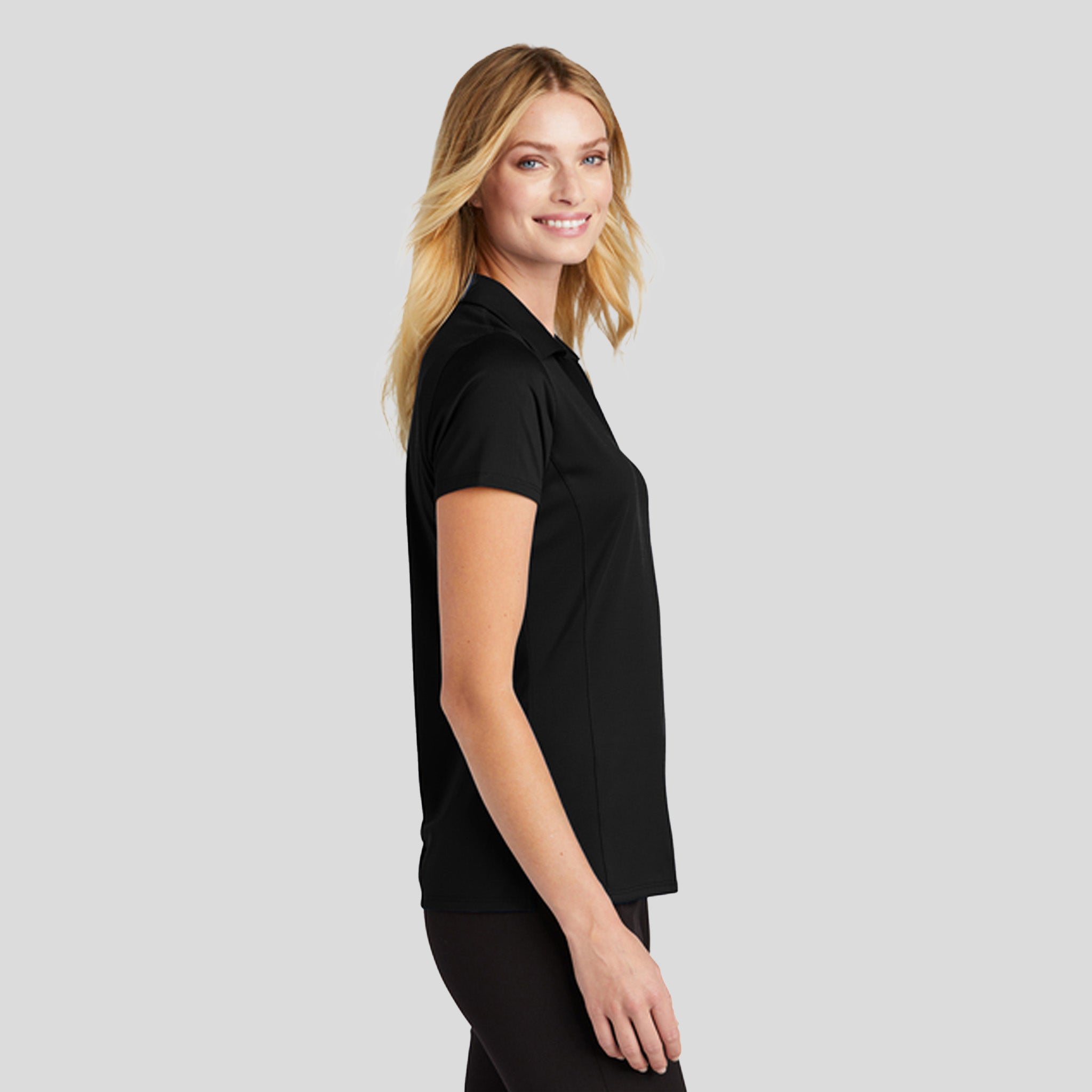 Women's Performance Staff Polo | Black