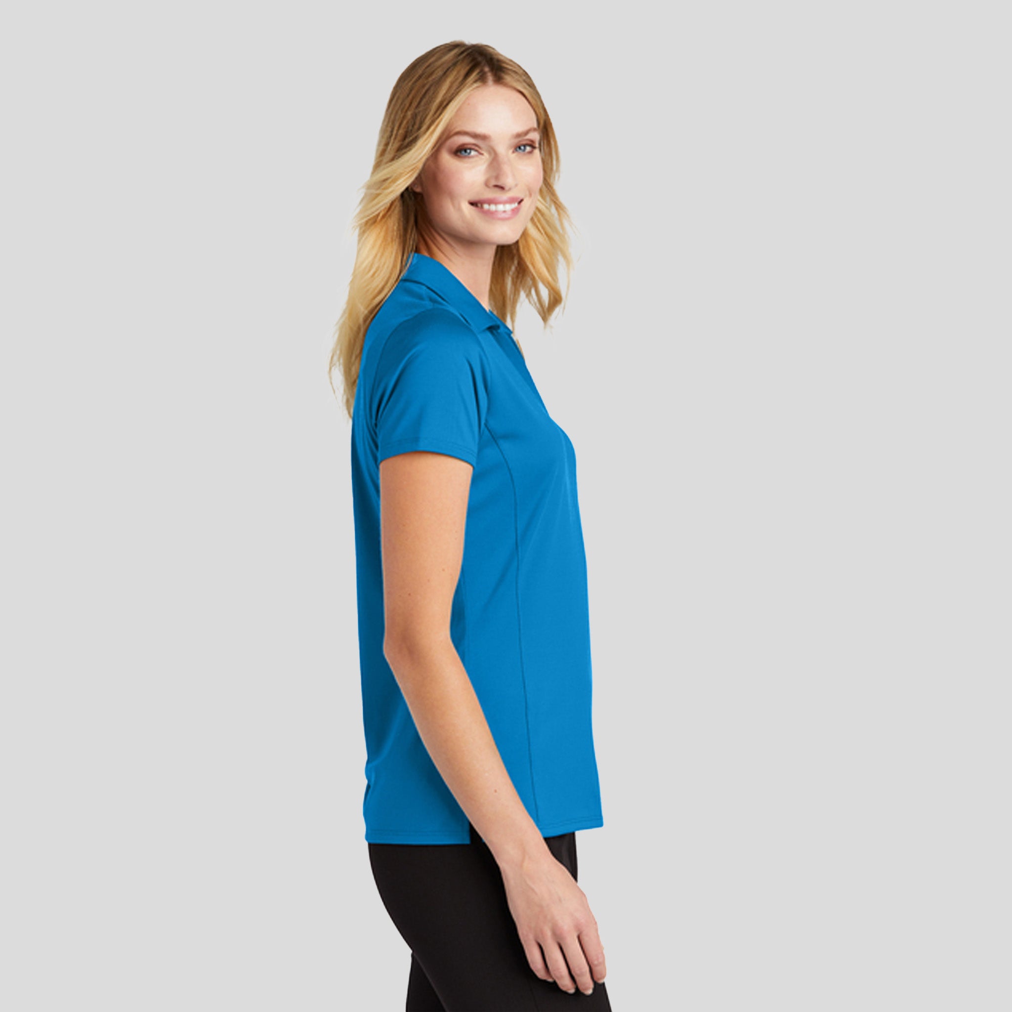 Women's Performance Staff Polo | Brilliant Blue