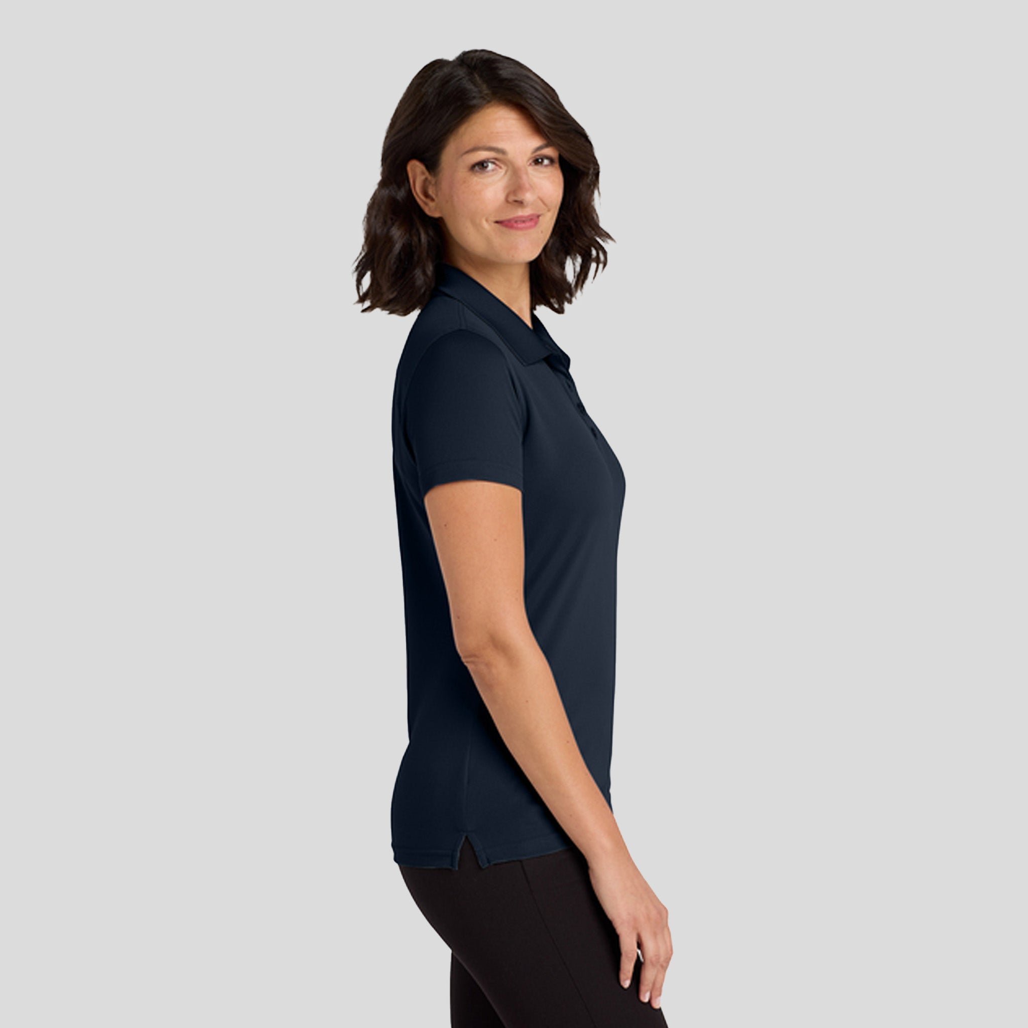 Women's Dry Zoneยฎ UV Micro-Mesh Polo | River Blue Navy