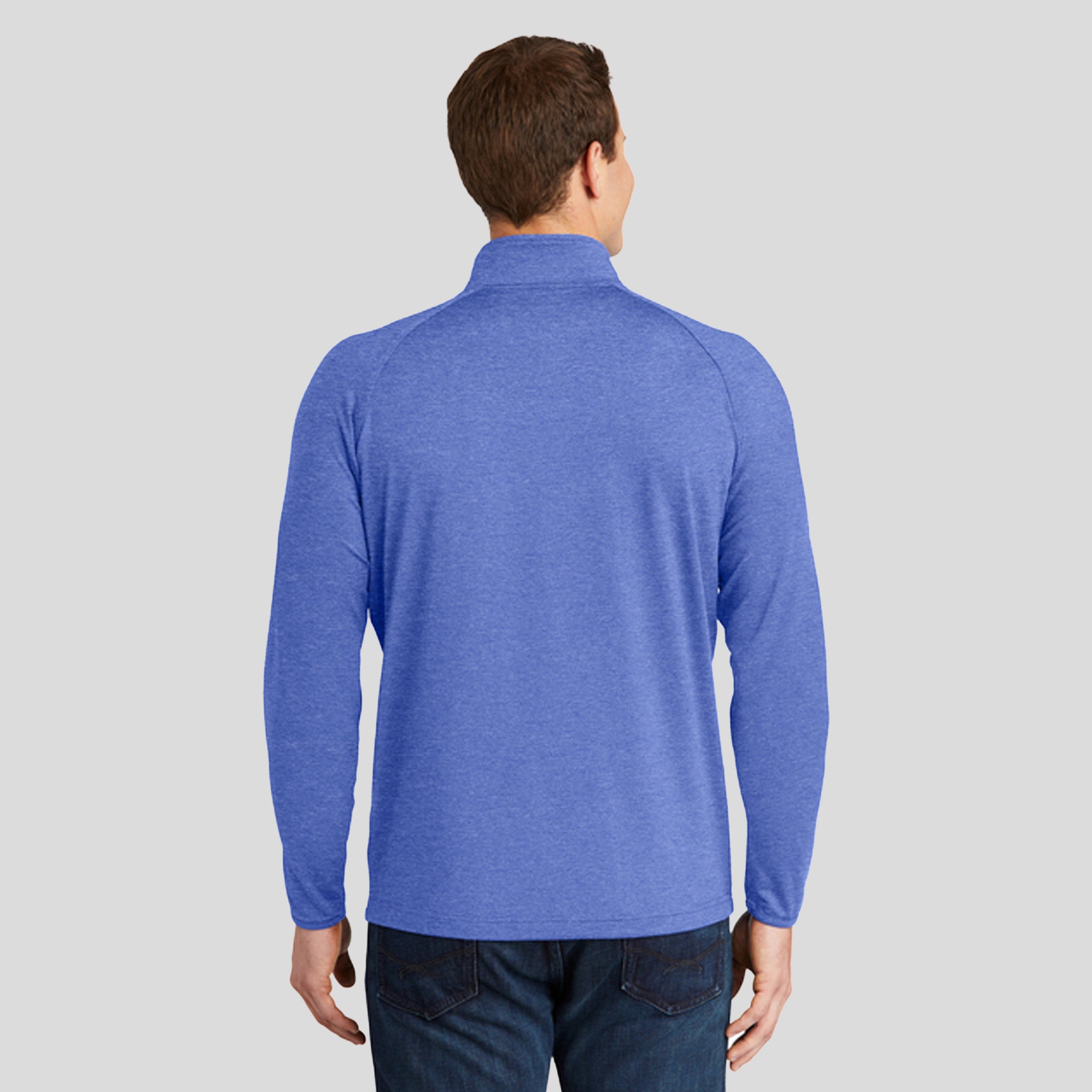 Sport-Wickยฎ Stretch 1/4-Zip Pullover | True Royal Heather