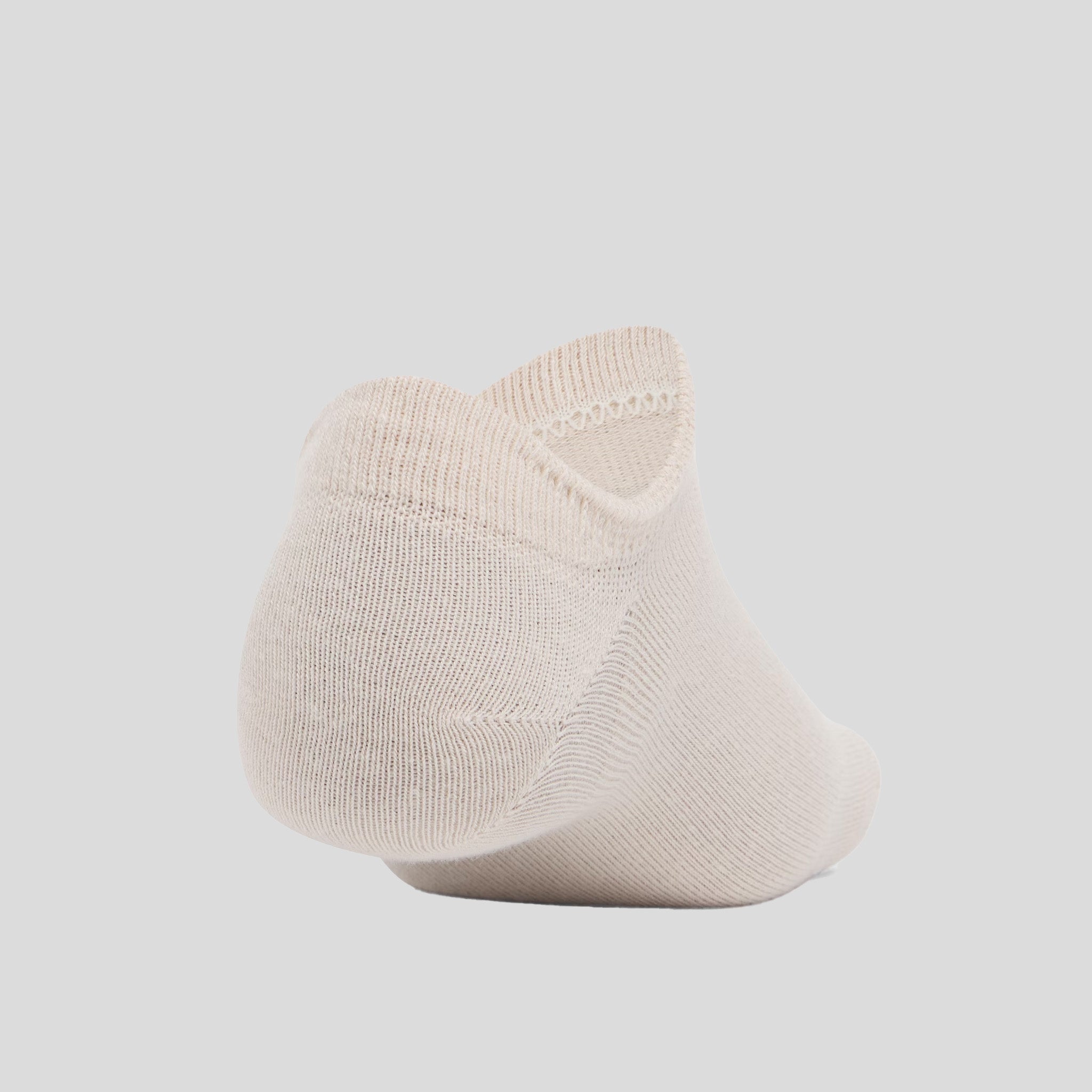 Unisex Essential 6-Pack No Show Socks | Beige/Beige/Grey