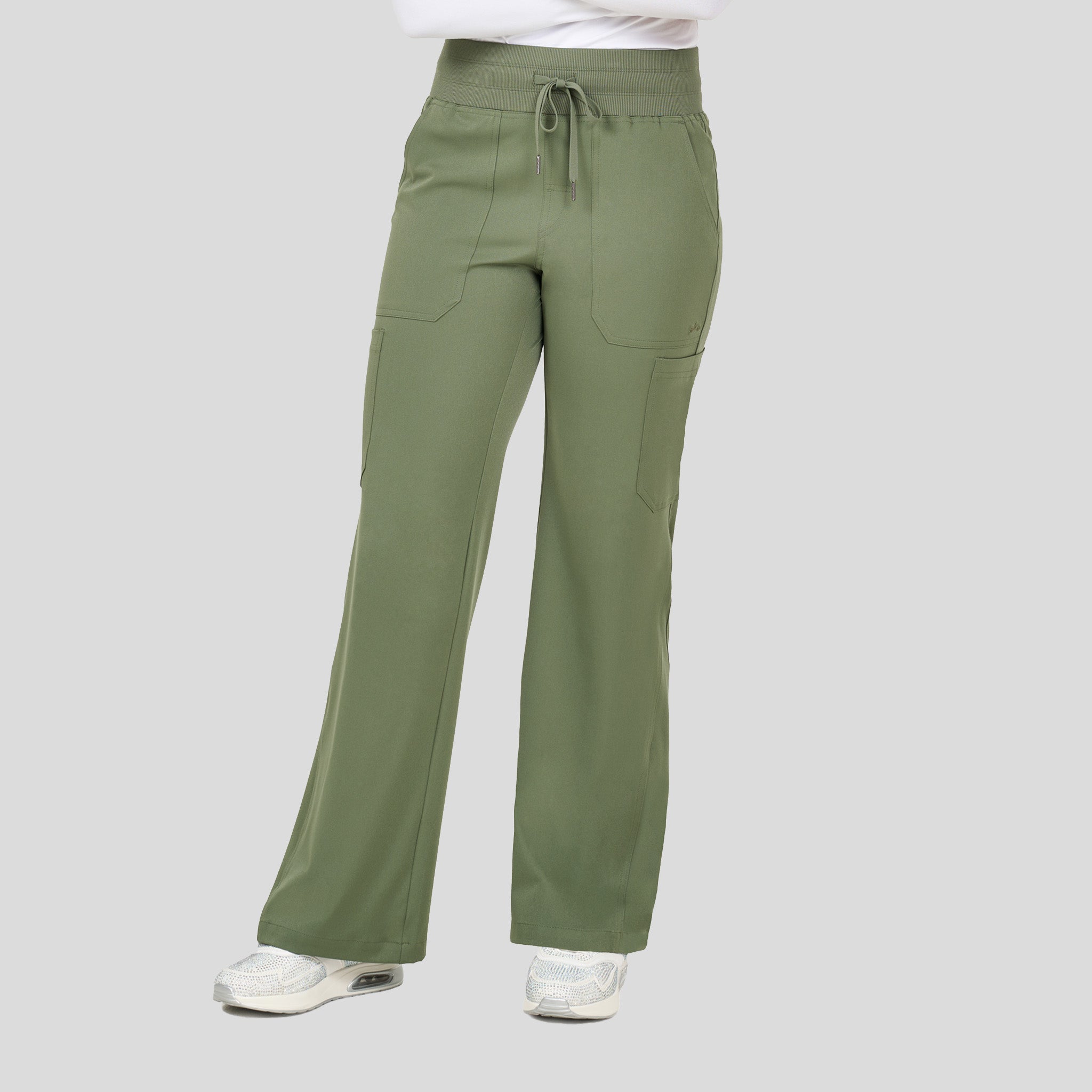 Avery Wide-Leg Pant | Olive