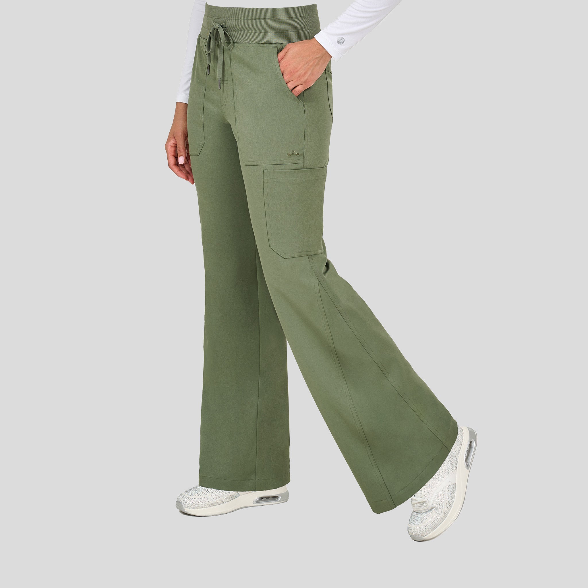 Avery Wide-Leg Pant | Olive