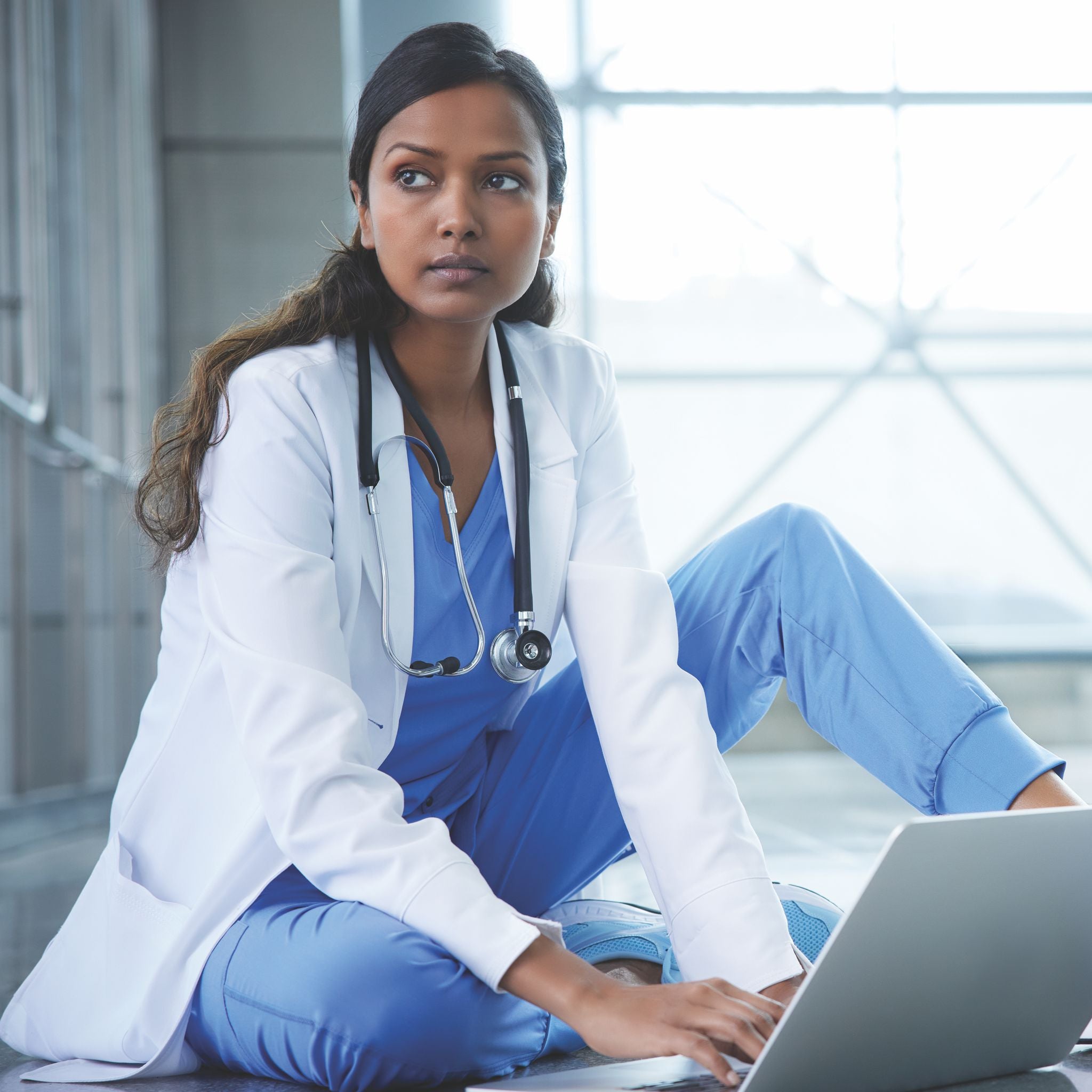 Women's Full Length Lab Coats