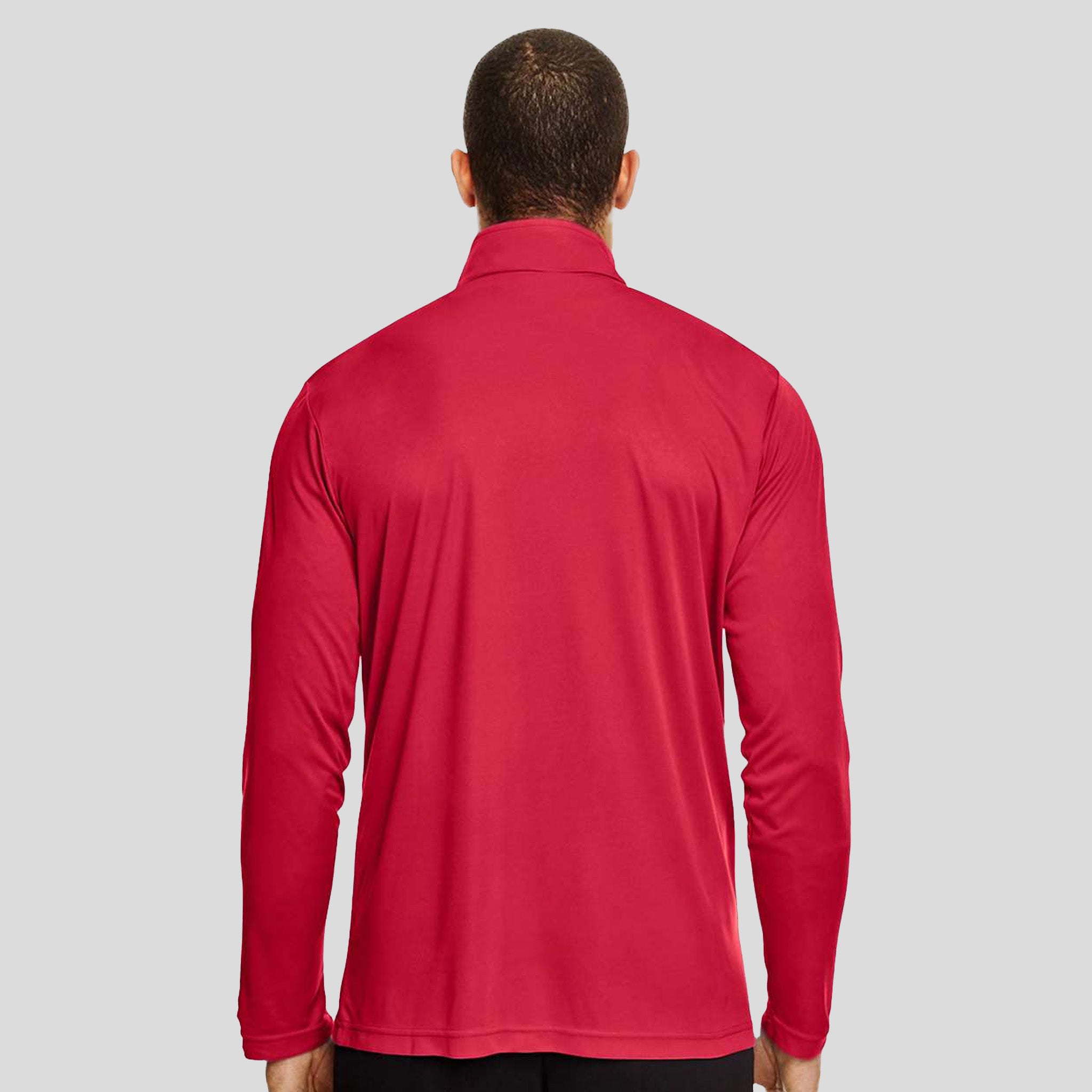 Men's Zone Performance Quarter-Zip Pullover | Sport Red