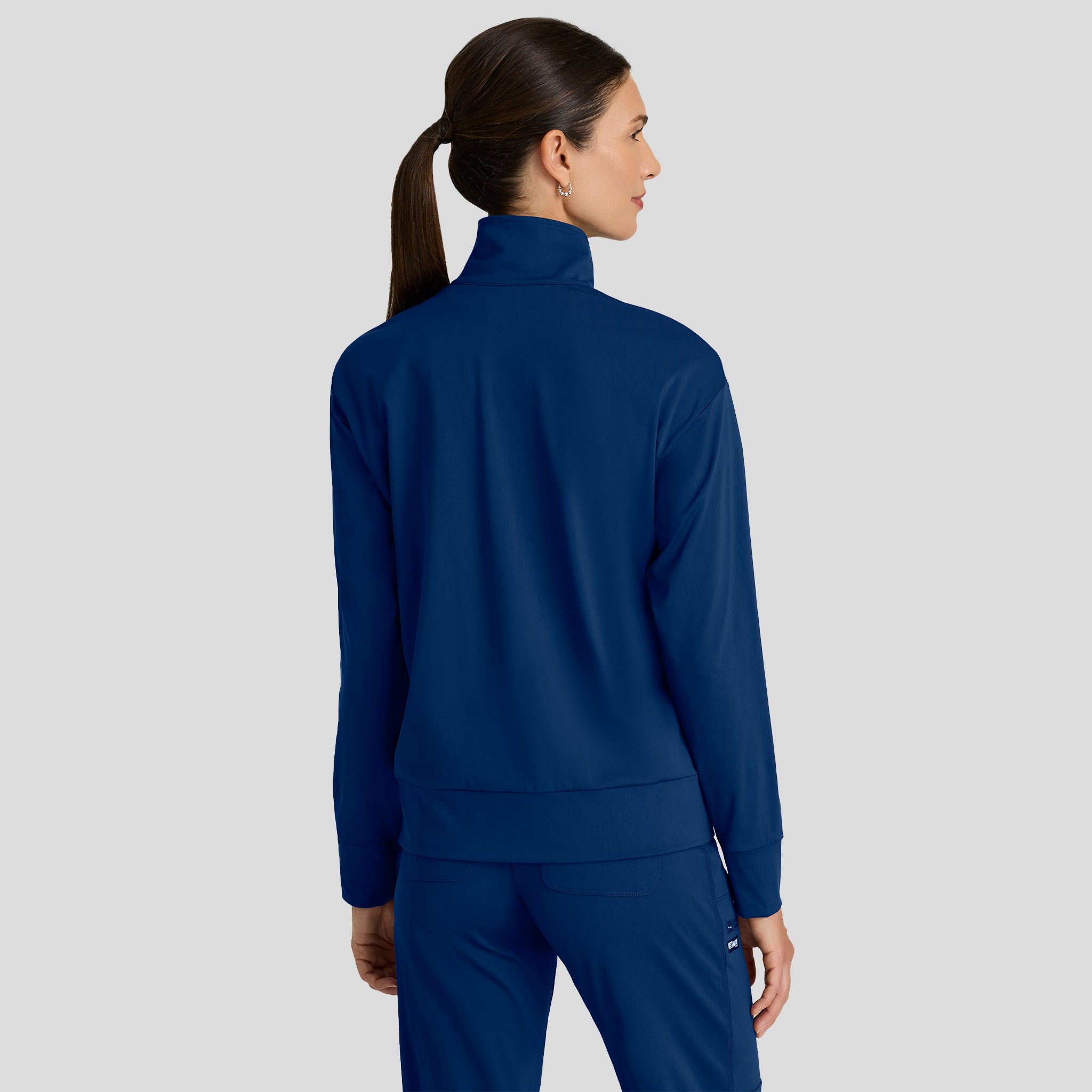 Ease Knit Warm-Up Jacket | Indigo