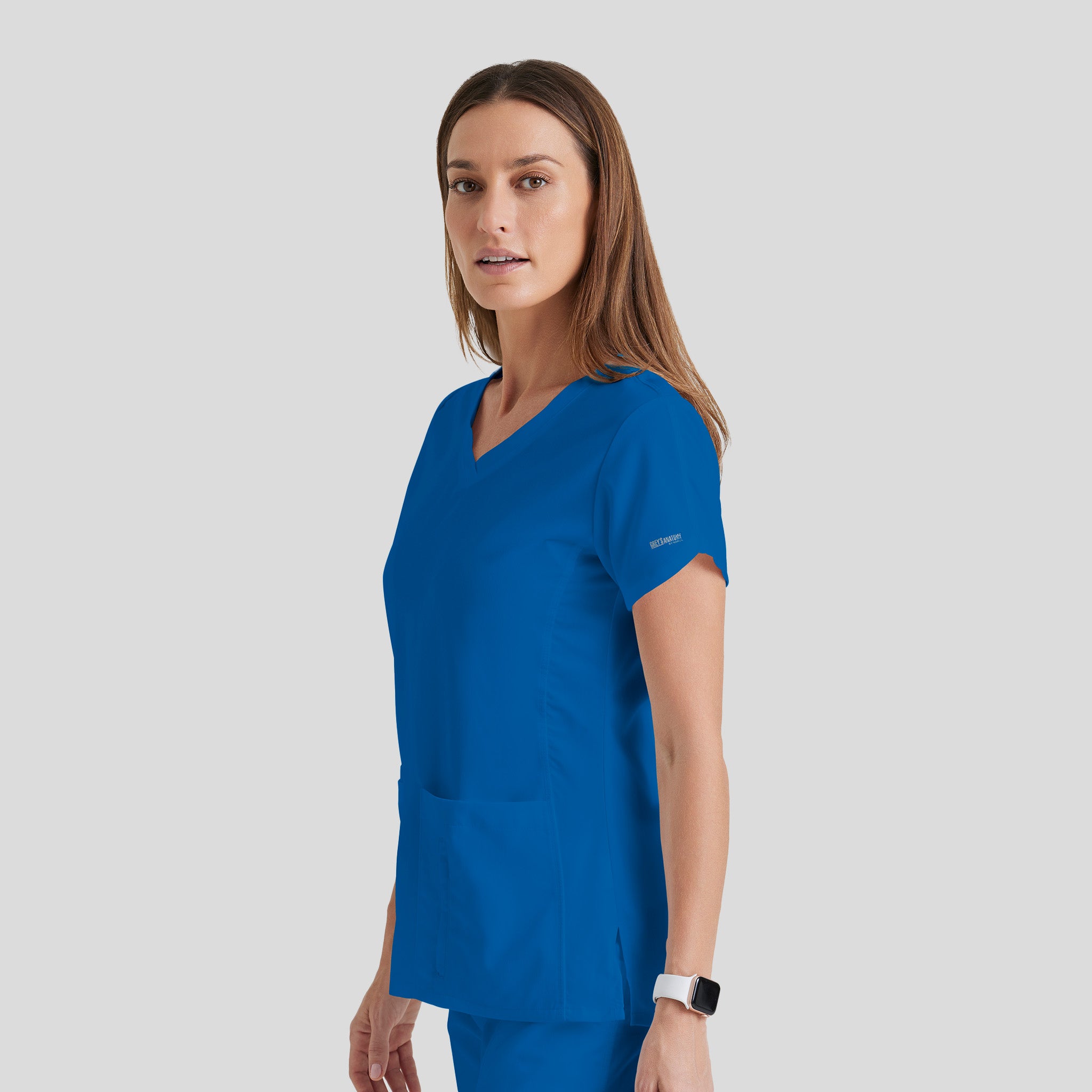 Cora 4-Pocket Scrub Top | Royal