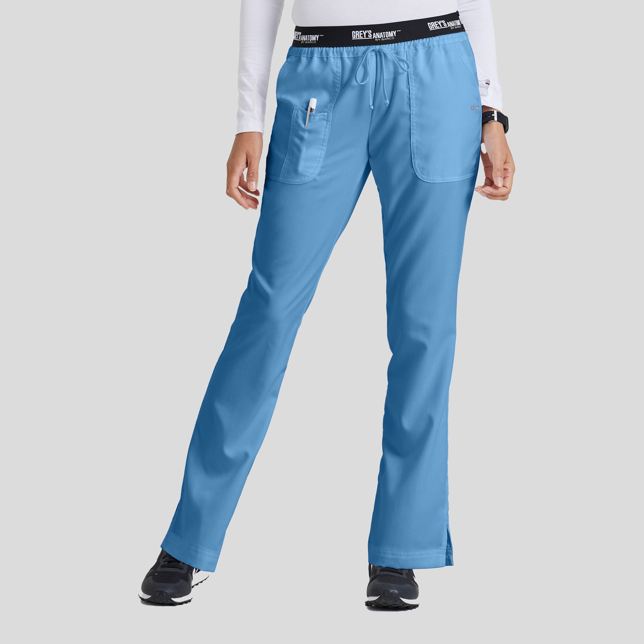 Aubrey 3-Pocket Low-Rise Flared Leg Scrub Pant | Ciel